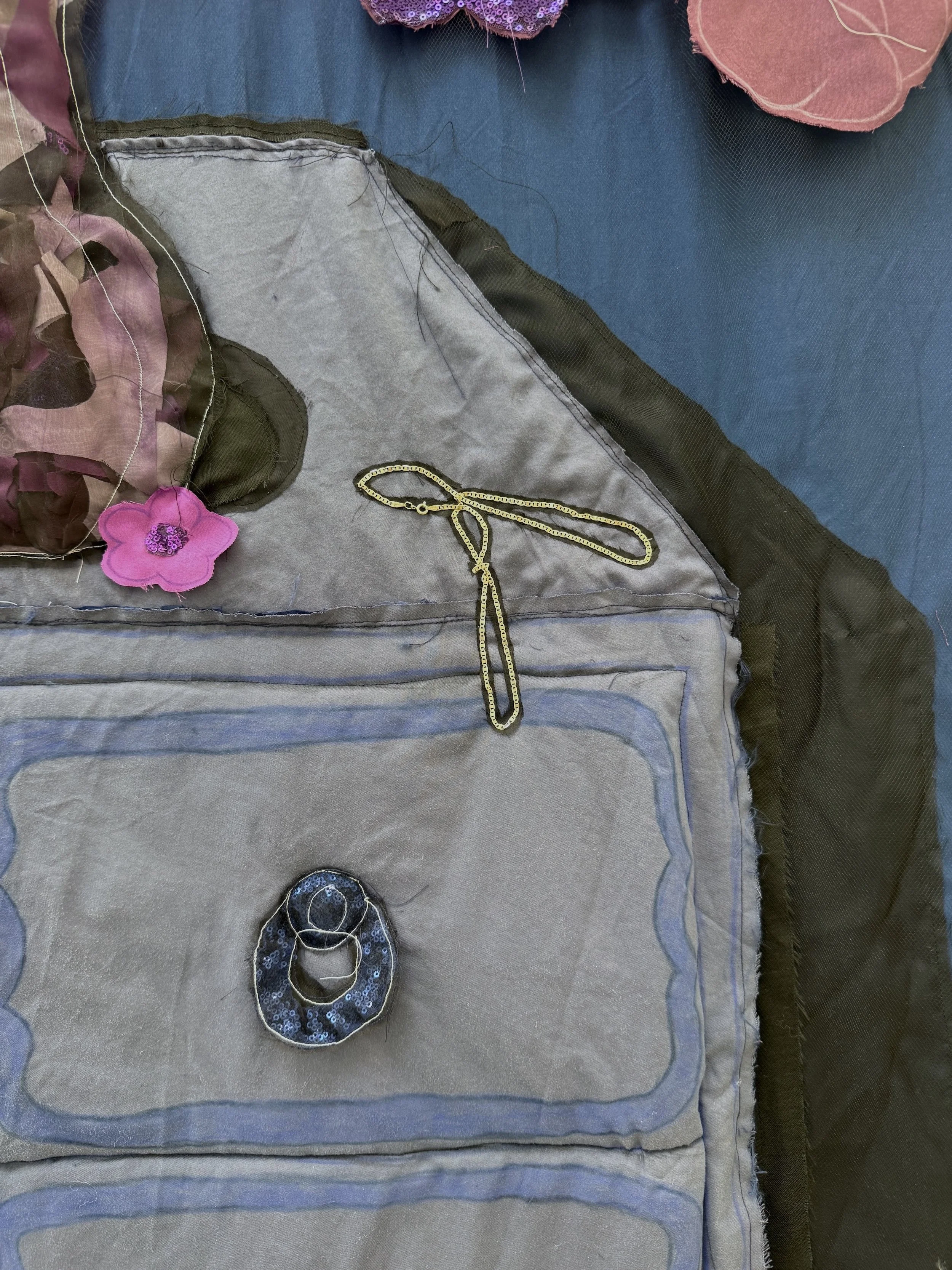 Touched by a Flower That Springs Forth, I Like it Better Here (detail)