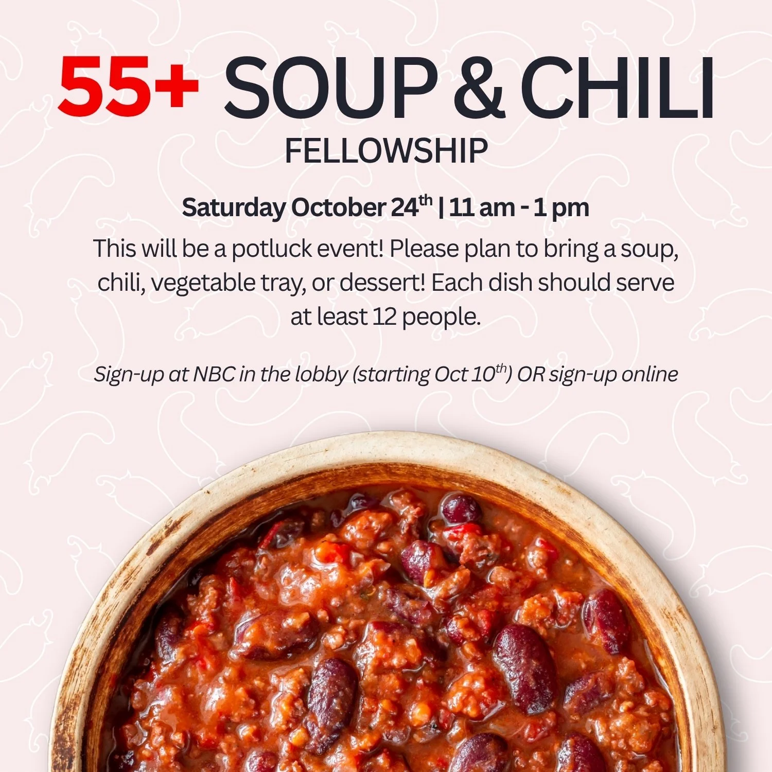 55+ Soup &amp; Chili Fellowship