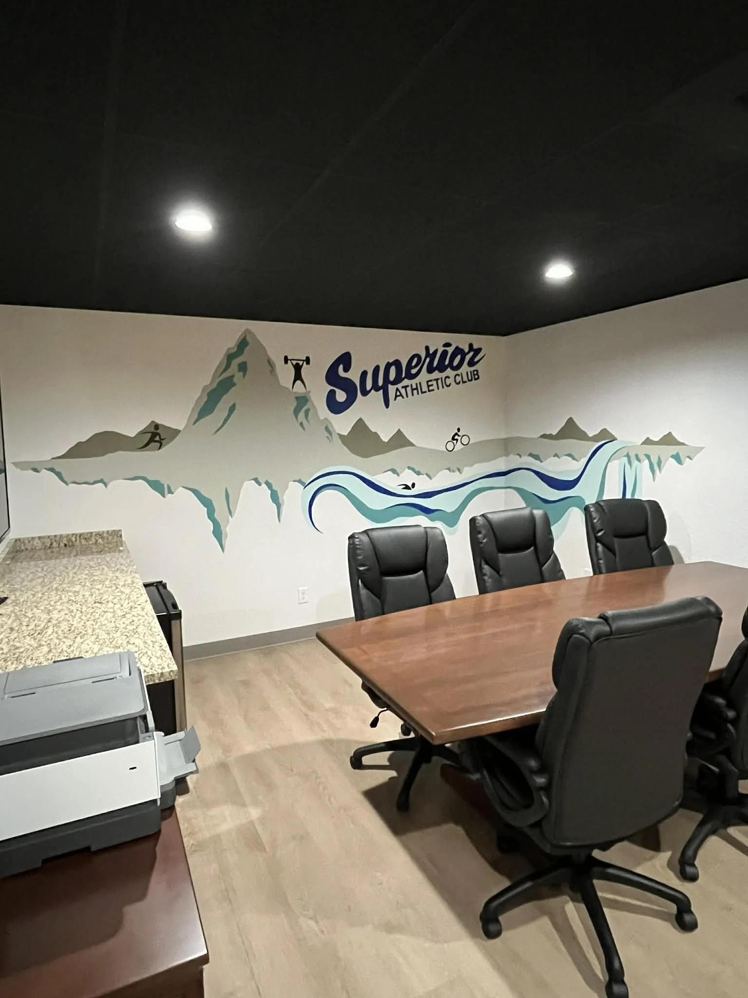 Office Wall Mural | Superior Athletic Club
