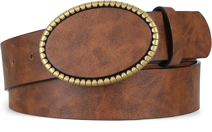 Western PU Leather Belt