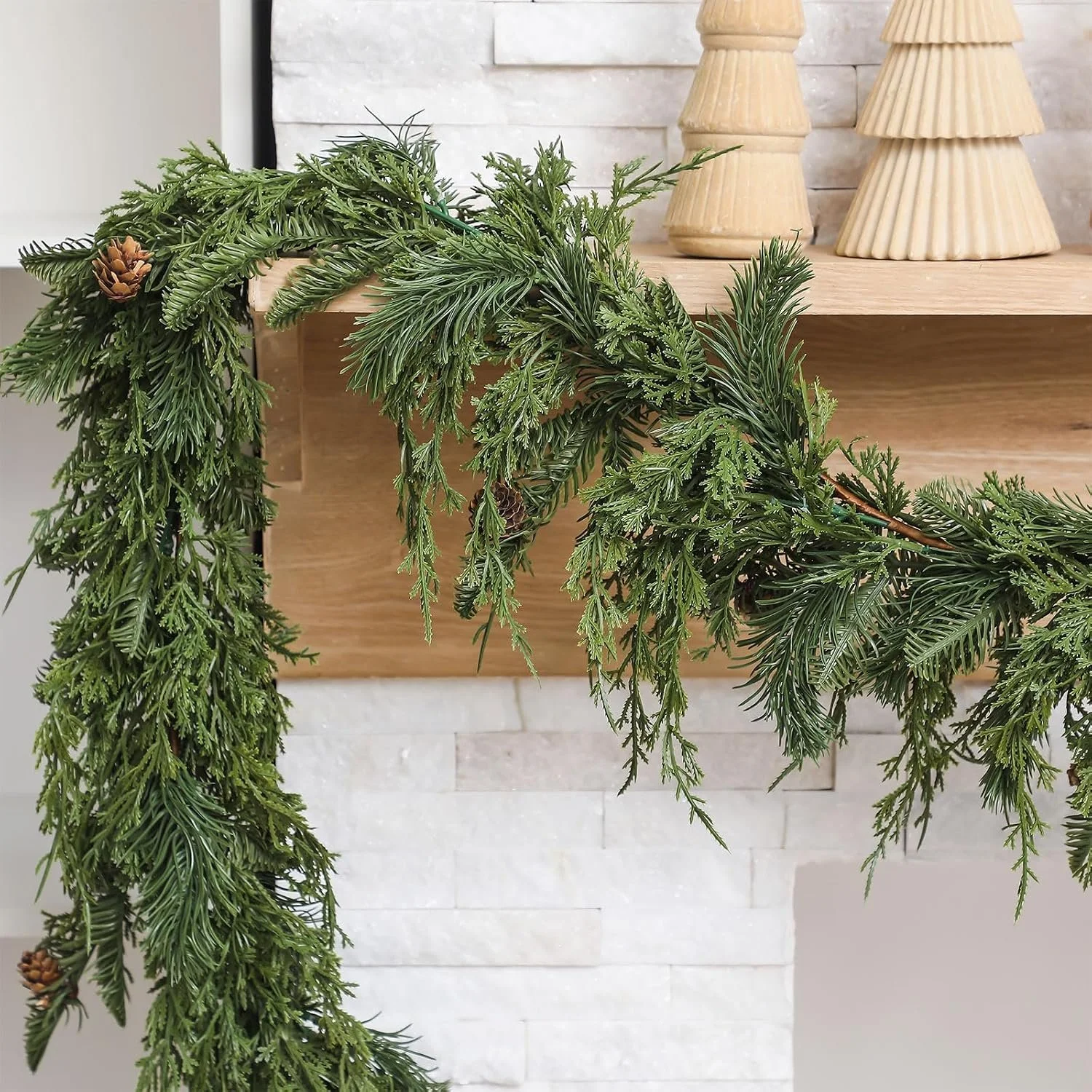 Christmas Artificial Cedar Garland 