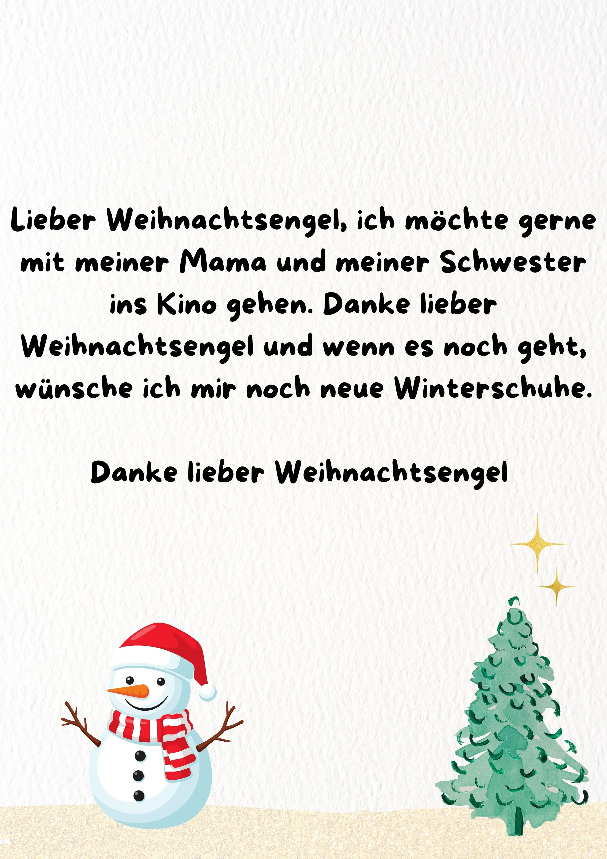 Creme Weiß Weihnachtlich Stilvoll Ästhetisch Weihnachten Wunschzettel Dokument - 3.jpeg