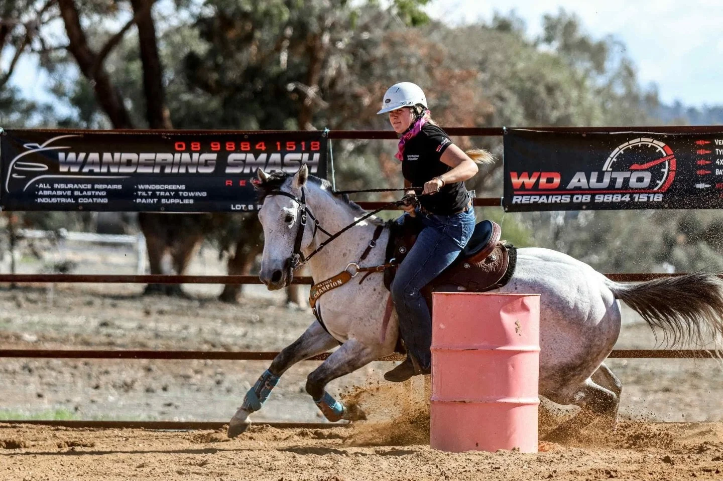 Bella Rhodes &amp; Ace 🩶

Our 2025 Overall 1D Junior Average Champions. 🏆

Clocking an average time of 18.632, this duo had an amazing year, not only taking out the average but also winning the iconic Spring Fling 1D Junior title. 🌸

2nd Place 👉?