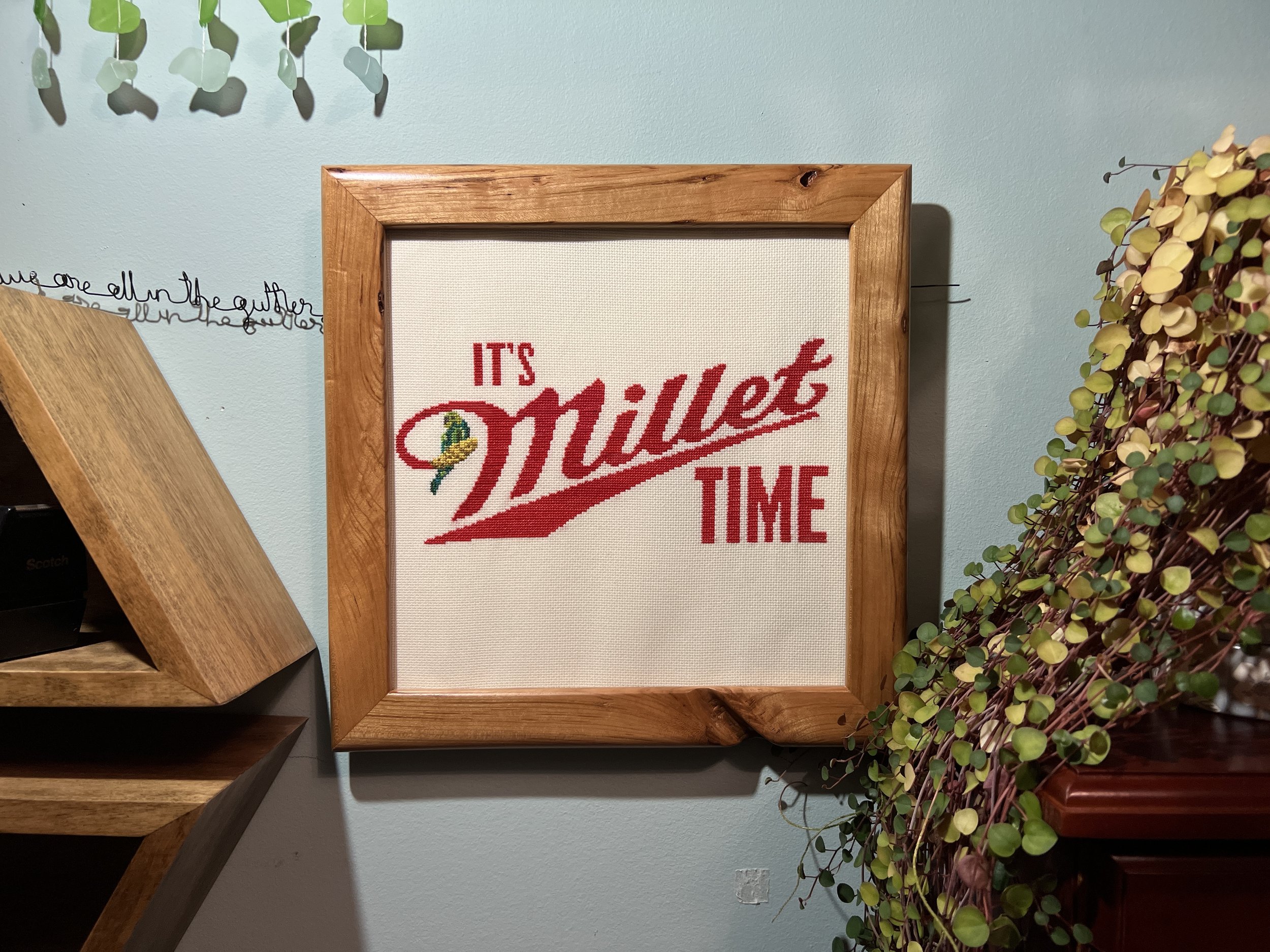 “Millet Time” Cross Stitch Pattern