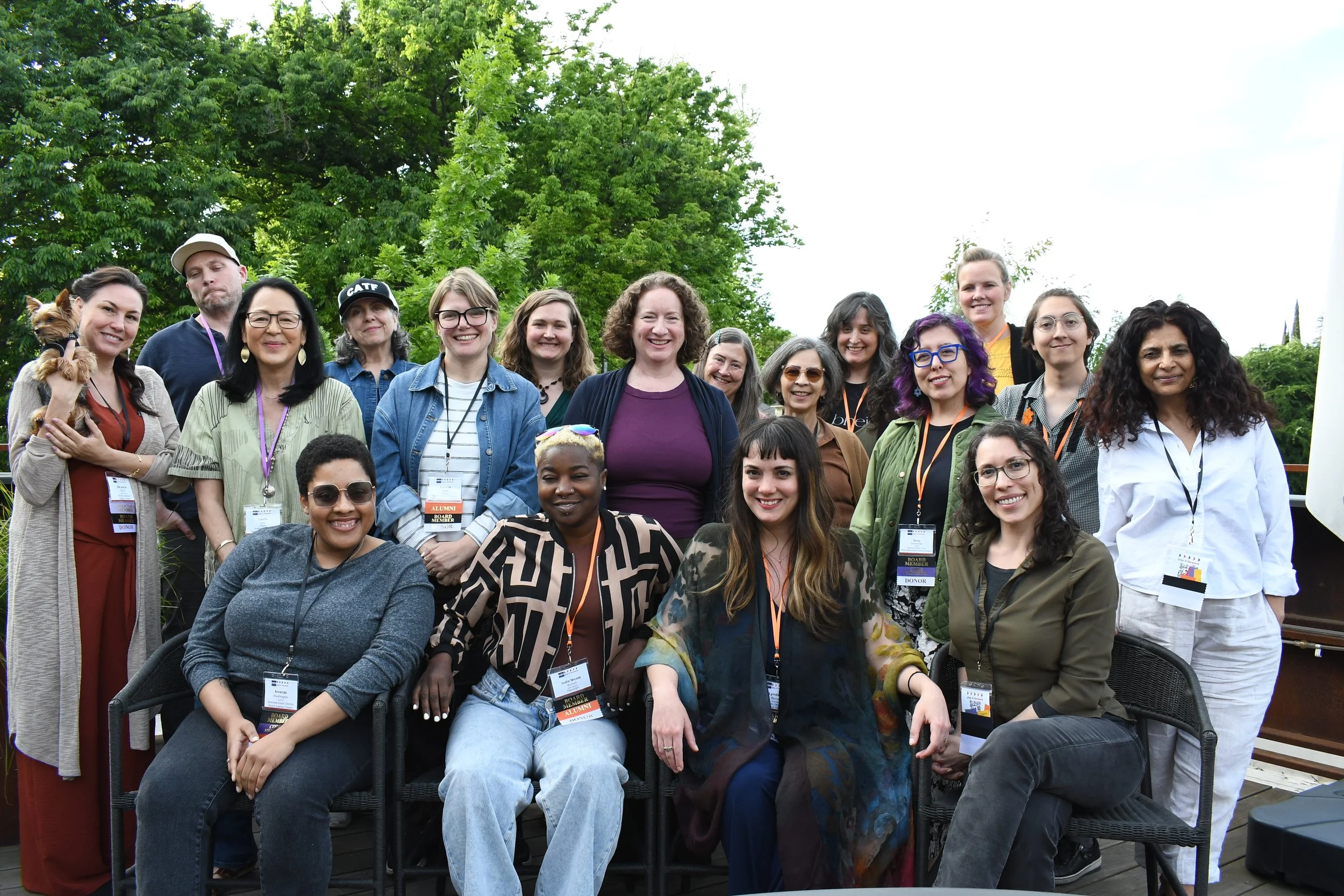 An outdoor group shot of the NNPN Board