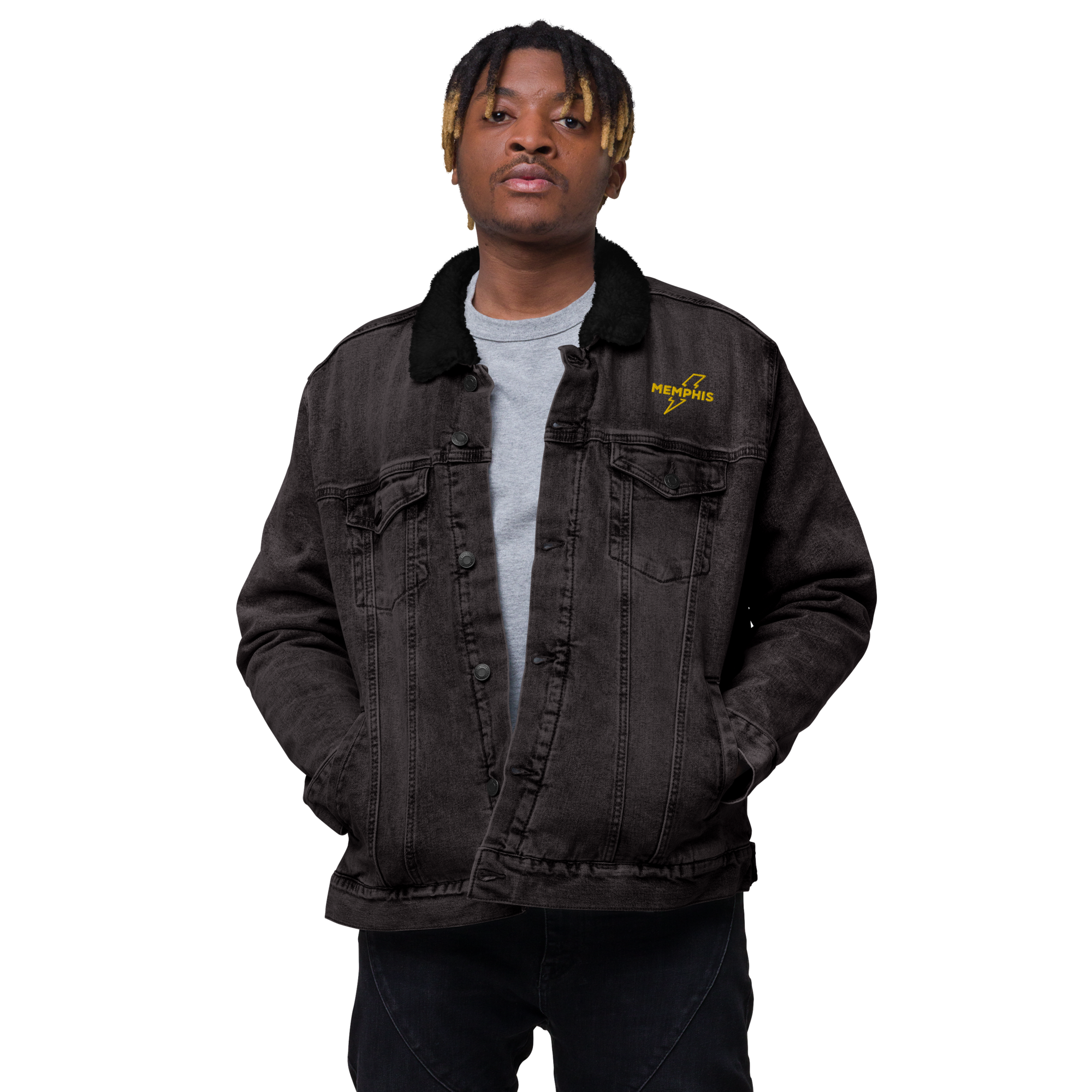 unisex-sherpa-denim-jacket-black-denim-front-66380ea747a1e.png