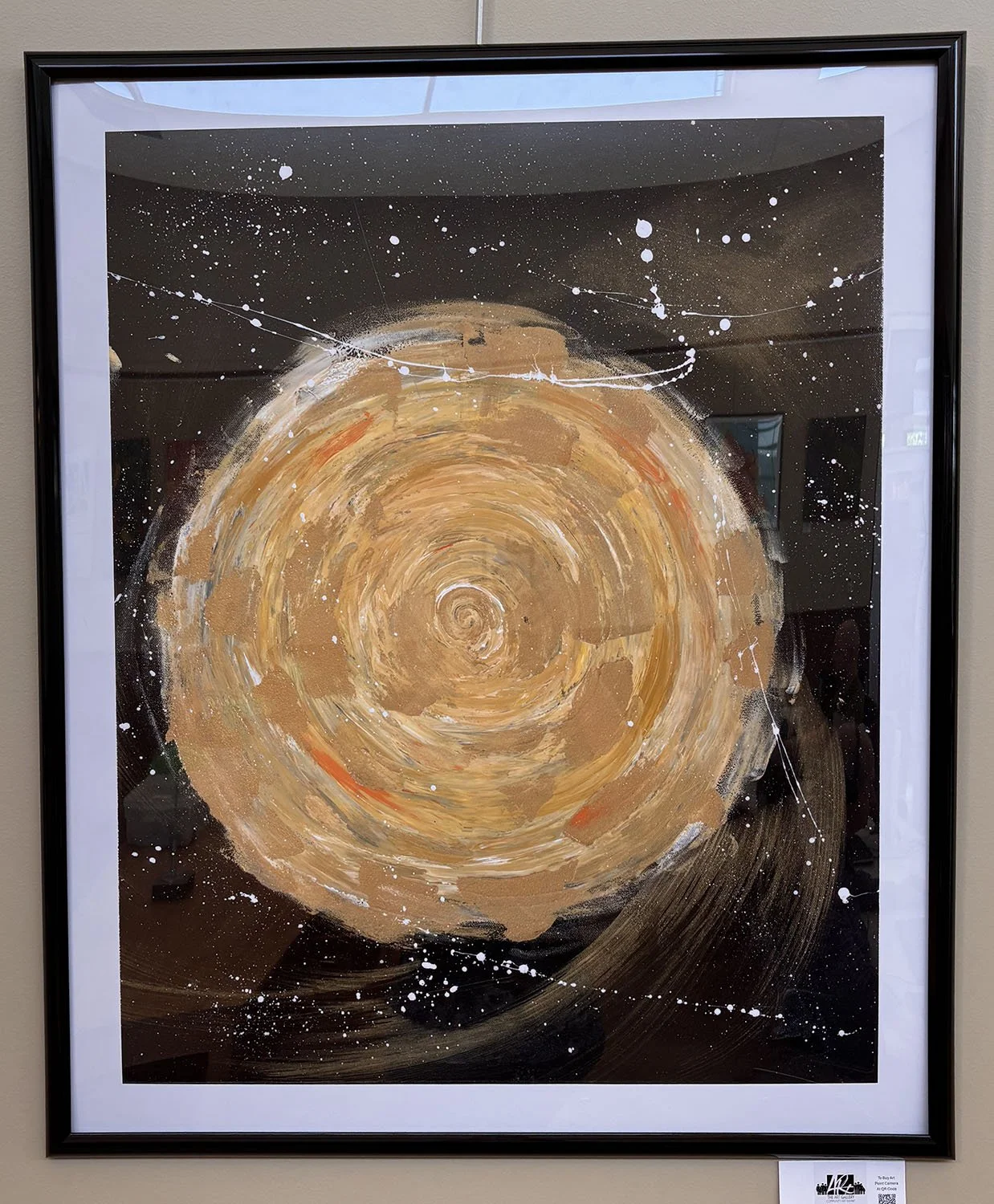 Obitus,
created by Bailey Lankford,
Acrylic & Mixed Media Print,
27”x33”,
$350
