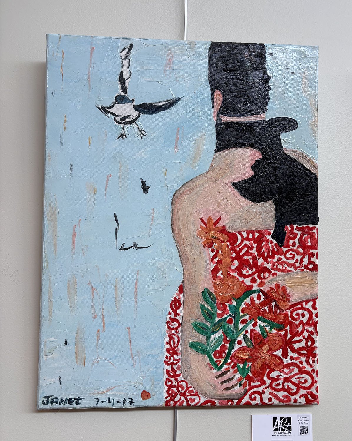 Walk this Way,
Janet Borders.
 Oil on canvas.
18” x 24”,


 $329.00.
