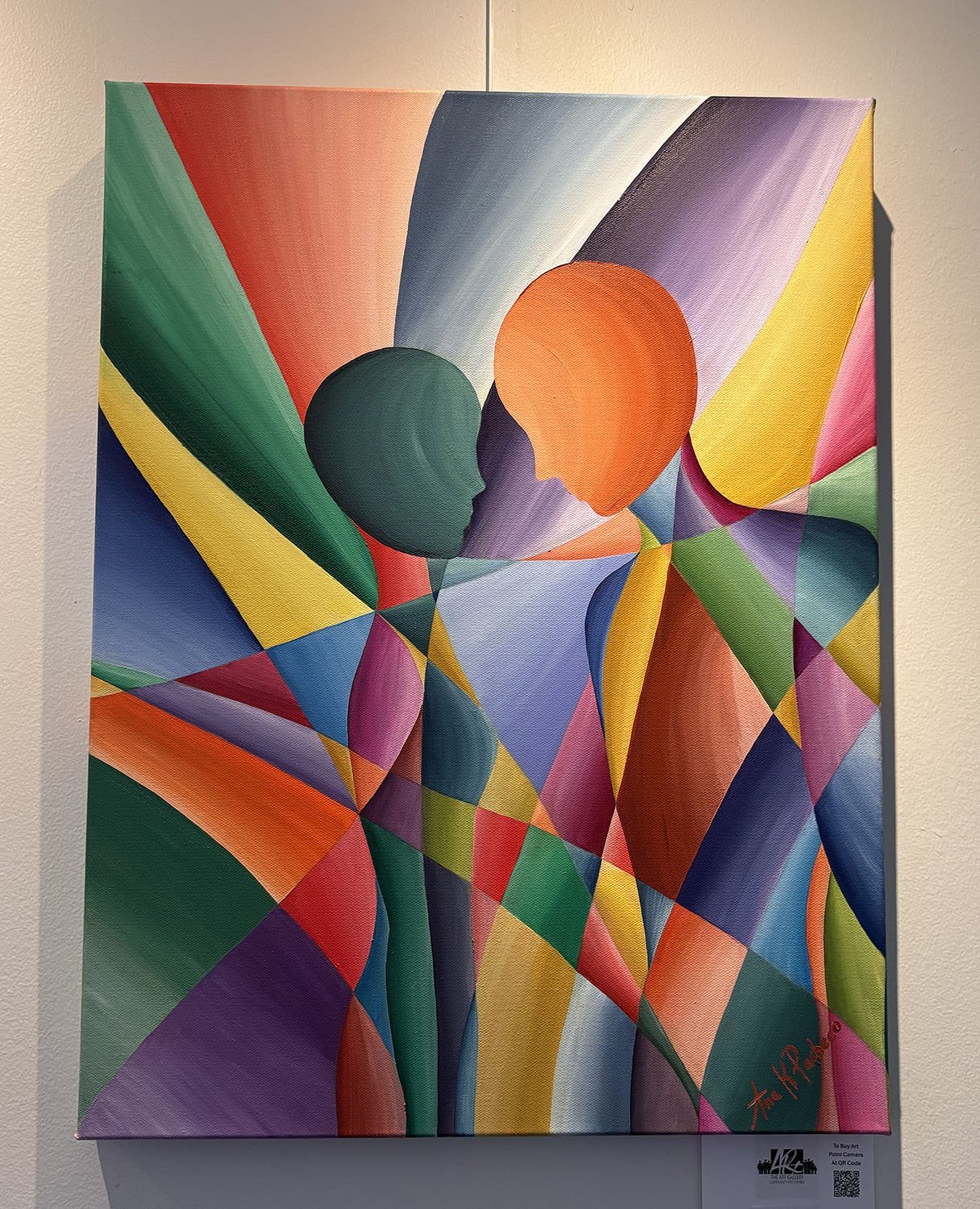 "Untitled" by Ana Karen Pacheco. Oil on canvas, 18” x 24”. Not for sale.
