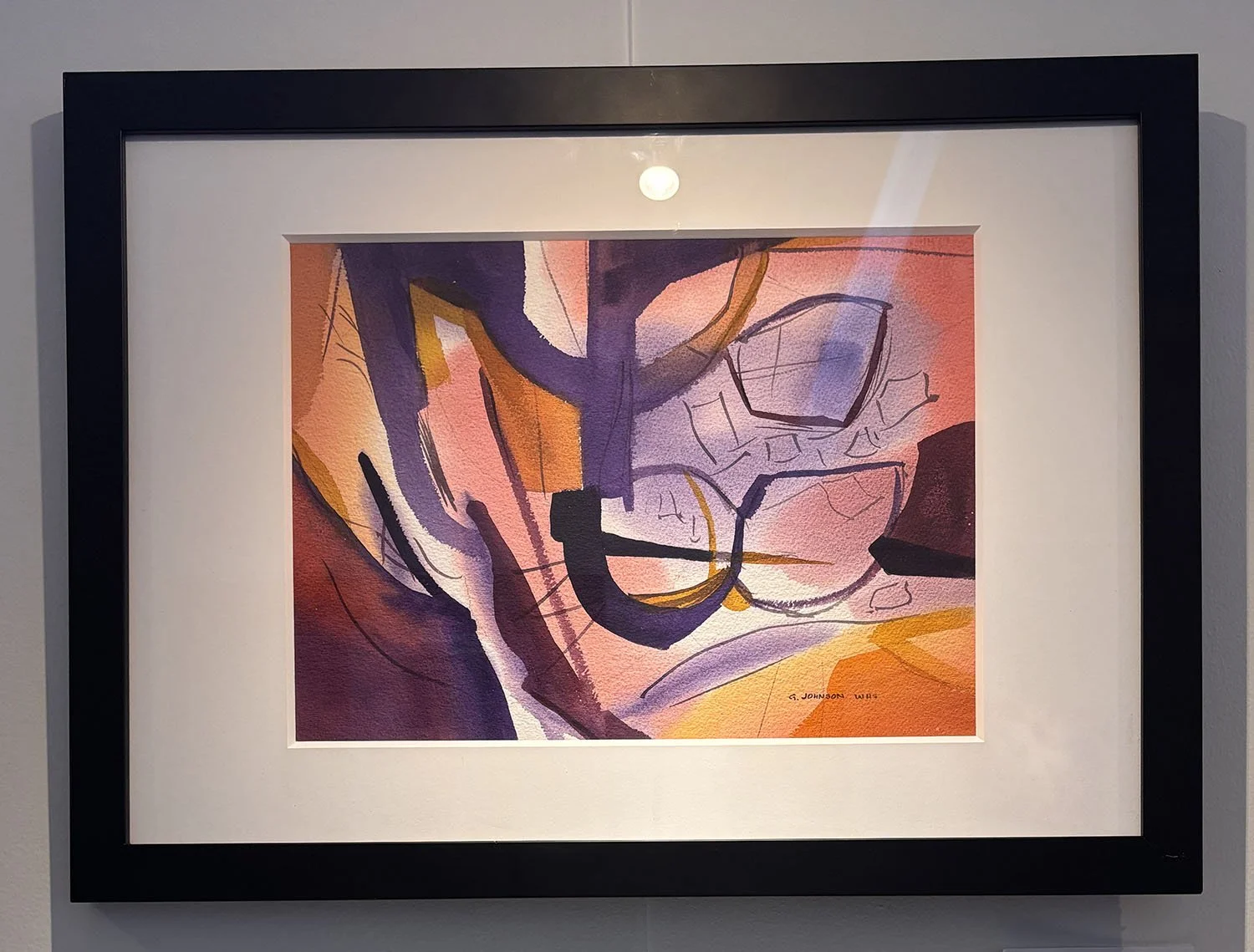 "Spectacle" by Gary Johnson. Watercolor, 17” x 23”.  $349.