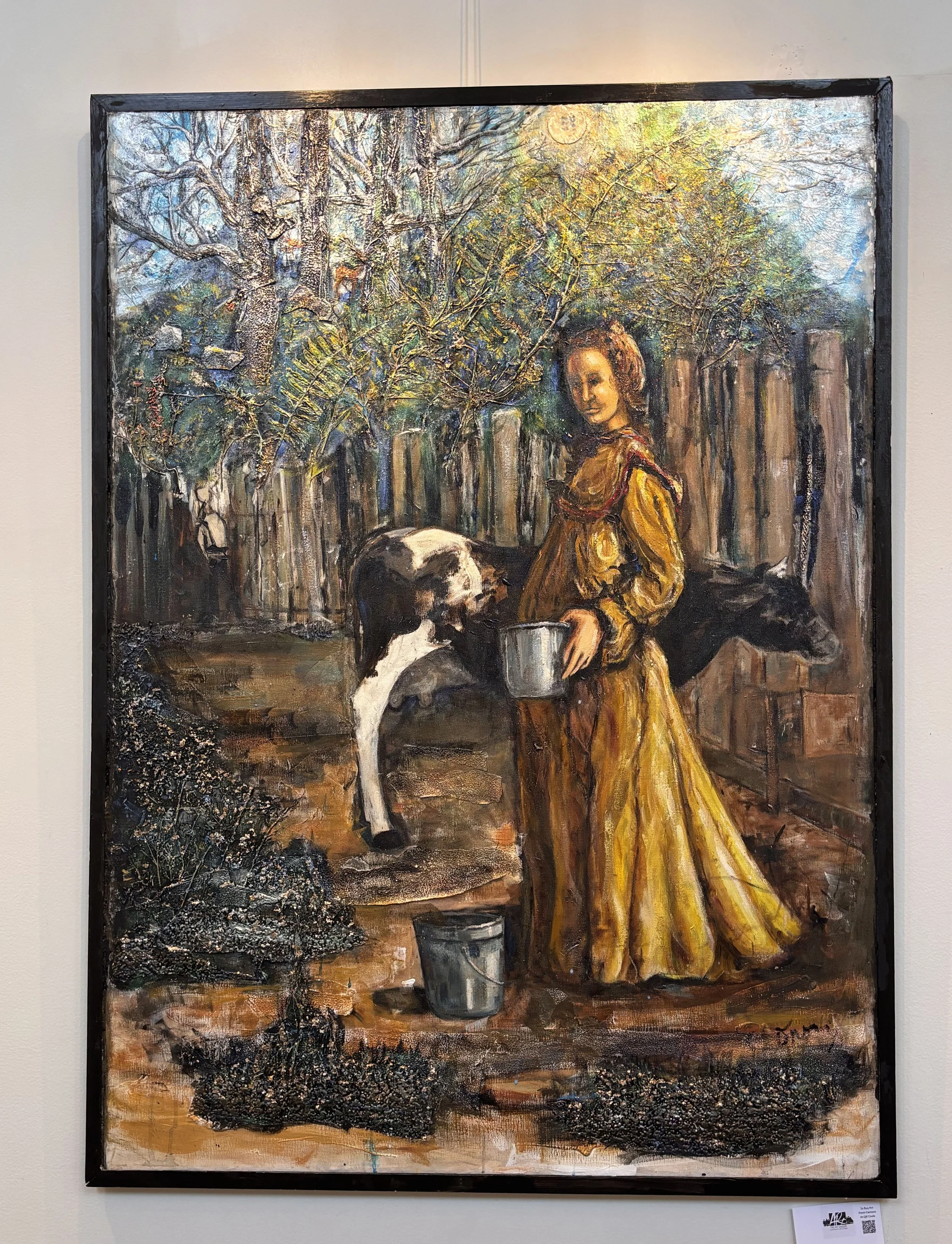 "Days of Old" by Susan Orosz. Mixed Media,
28” x 24”.  Not for sale. 

12”x16” print: $20