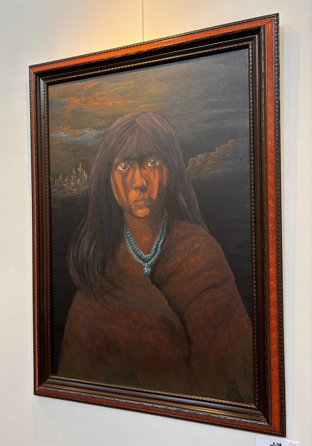 "Learn From the Past" by Yvonne Daily. Acrylic,  24” x 36”.  $1,200.