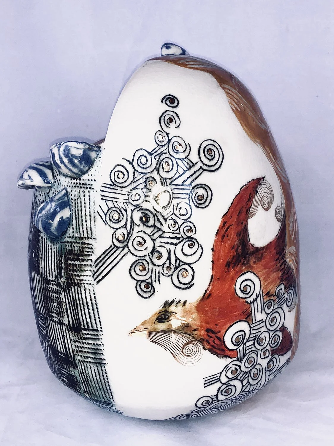 Journey,
created by Susan Hacker,
Ceramic sculpture ,
10” x 6.5”,
$425.00