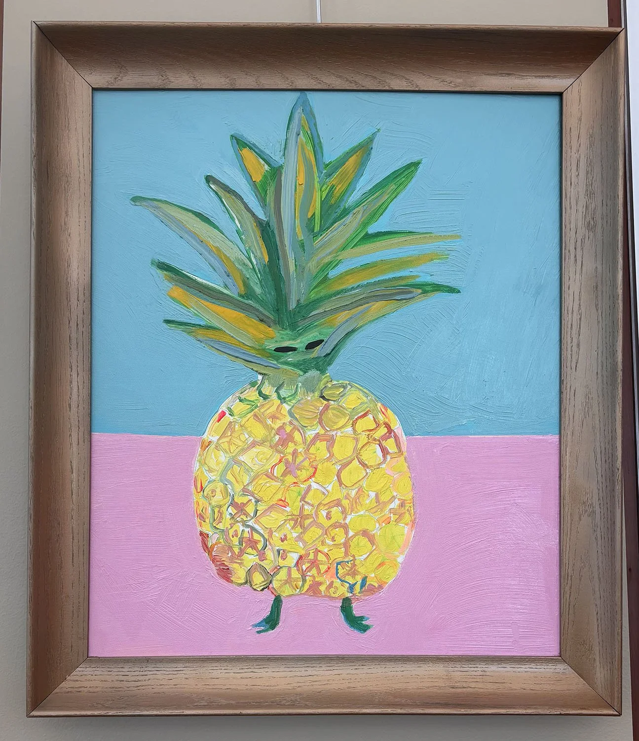 The Pineapple,
Janet Borders.
 Oil on canvas,
24” x 28”,



$599.00.
