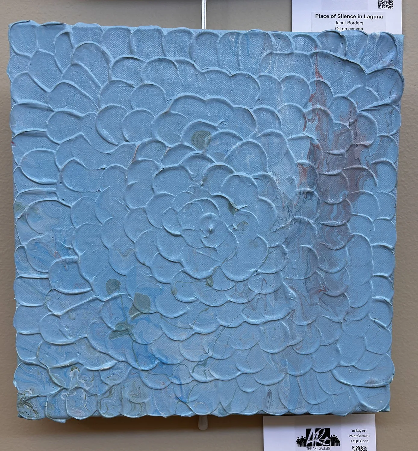 Rain Petal,
created by Bailey Lankford,
Acrylic & Mixed Media,
12”x12”,
$115

