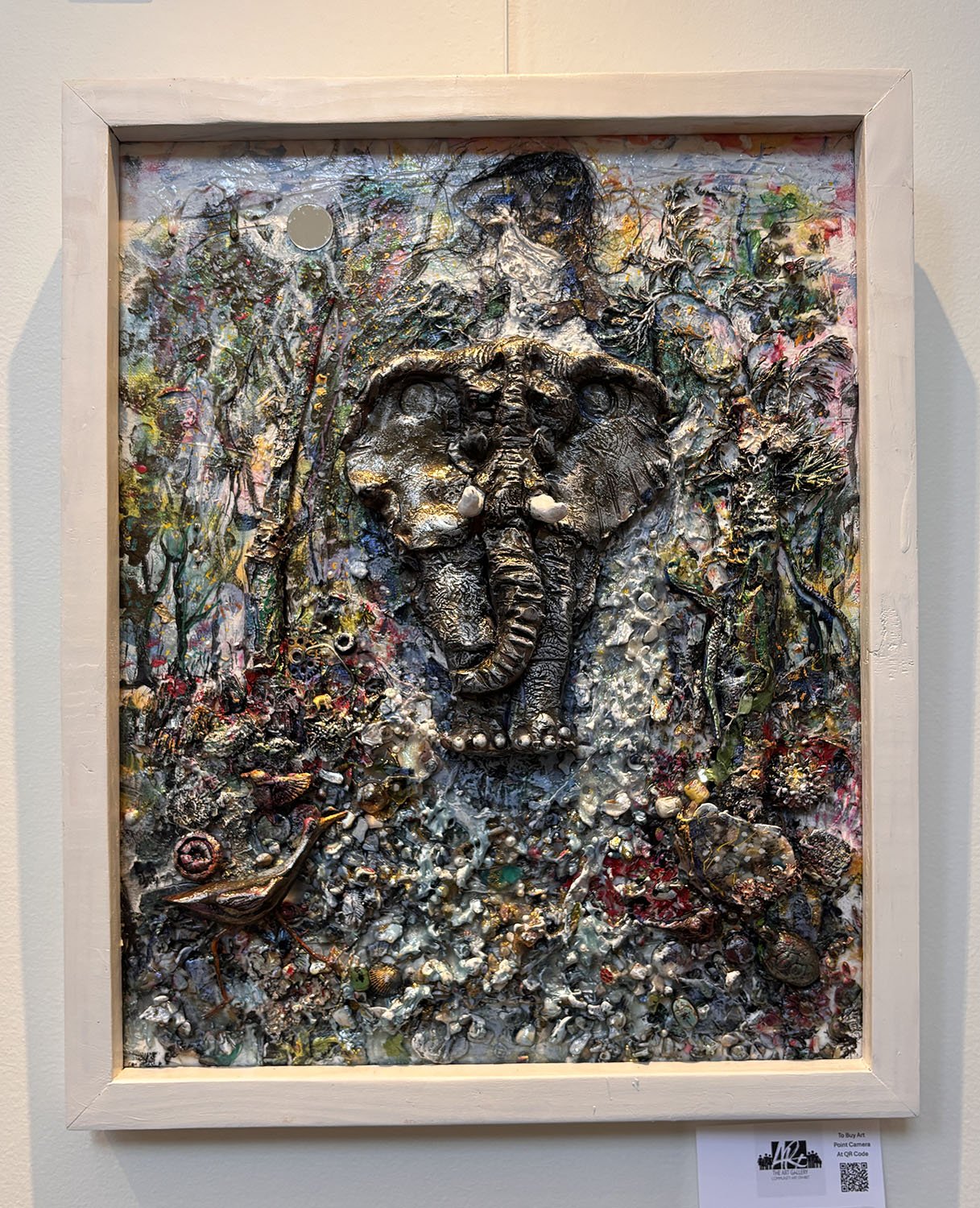 "Journey to the End of the Falls" by Susan Orosz. Mixed Media, 20” x 16”.  $640.

14”x11” duplicate print $15
