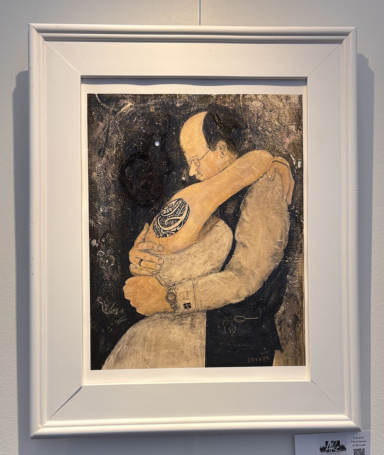 "Daddy’s Girl" by Susan Orosz. Print on canvas, 17” x 21”.  Framed prints $60. Unframed prints $15.
