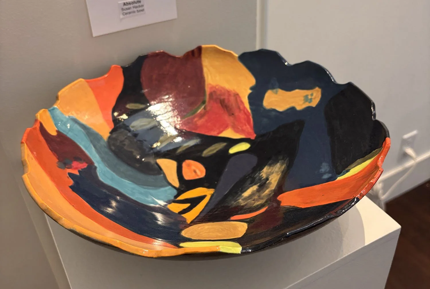 "Absolute" by Susan Hacker.  Ceramic bowl. 
$225