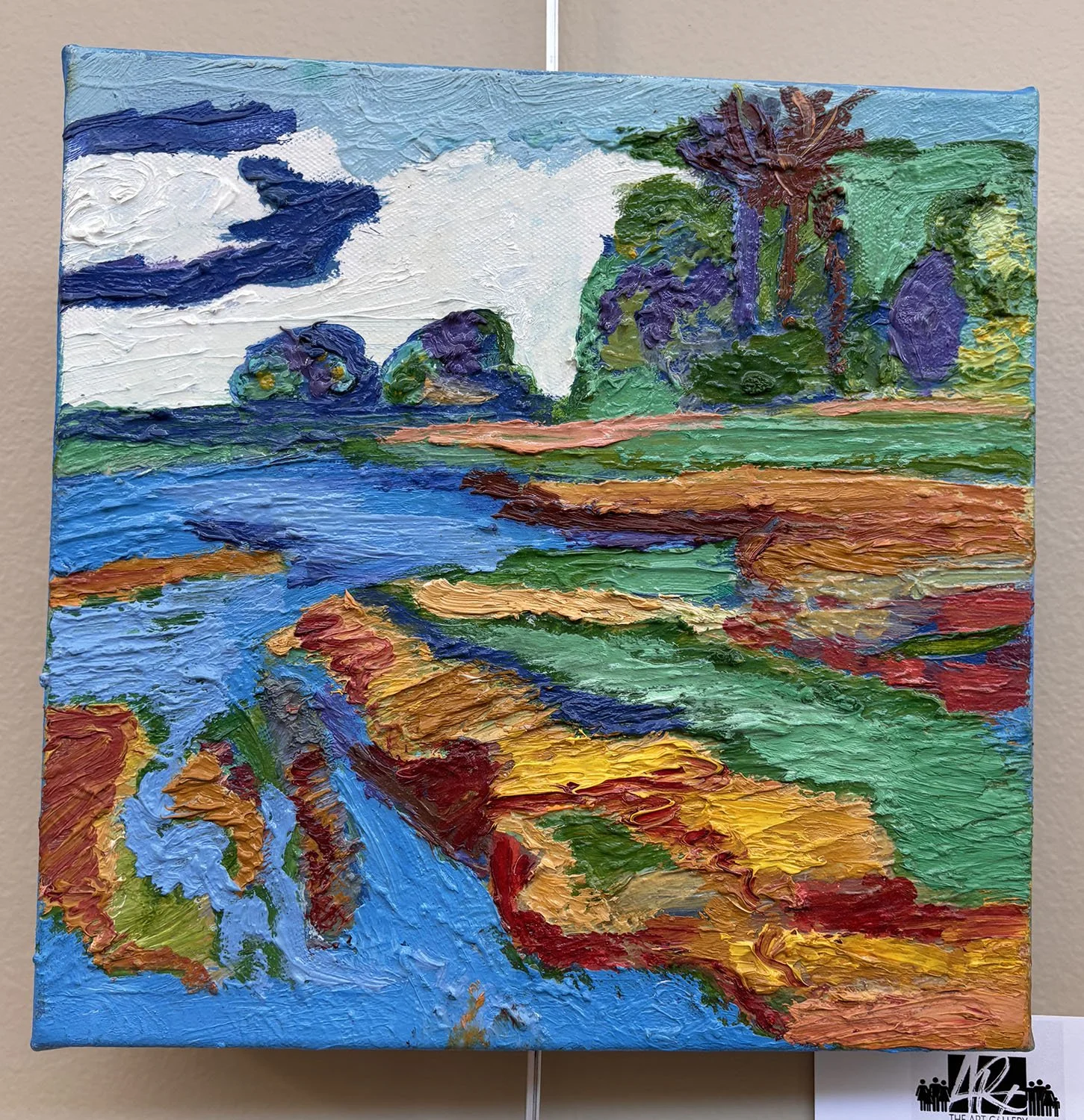 Place of Silence in Laguna,
created by Janet Borders,
Oil on canvas,
10” x 10”,
$179