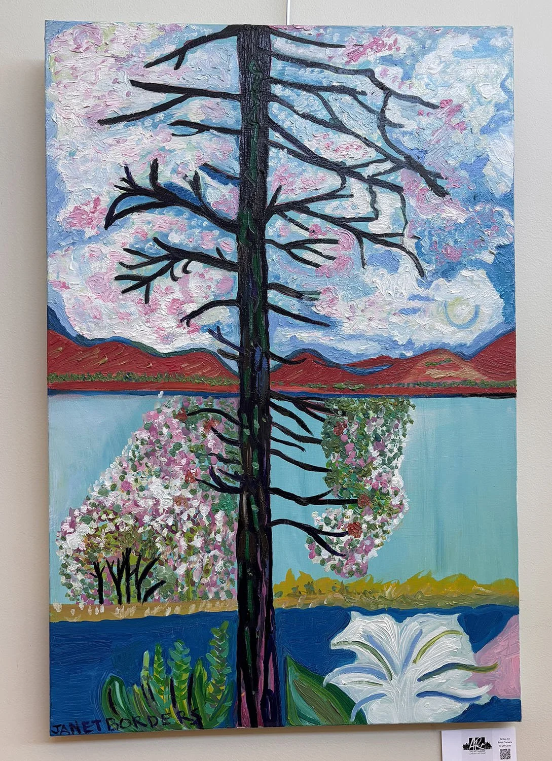 June Mountain,
created by Janet Borders,
Oil on canvas,
24” x 48”,
$1,149