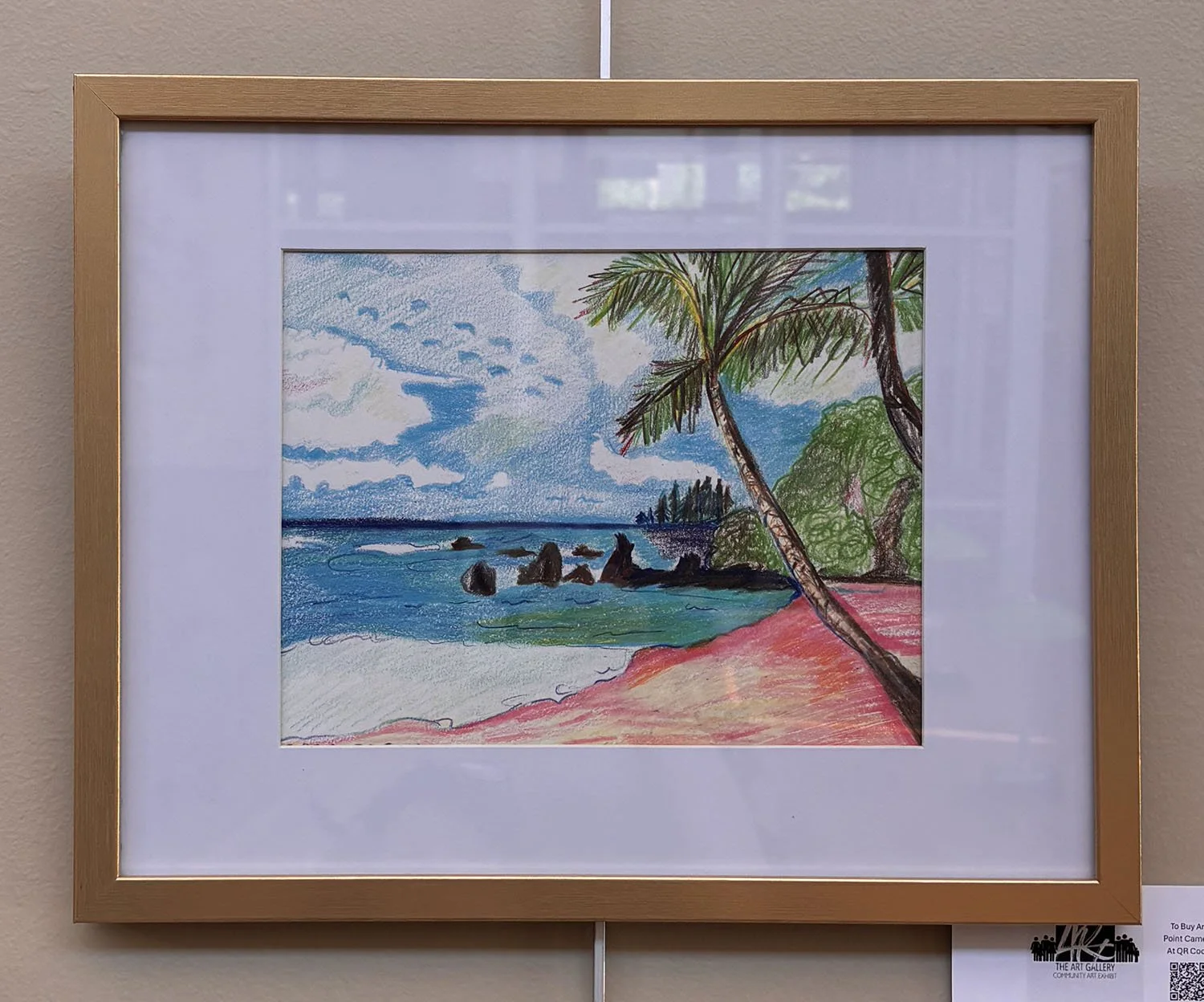 Hawaii,
created by Janet Borders,
Prismacolor on paper,
12” x 15”,
$129