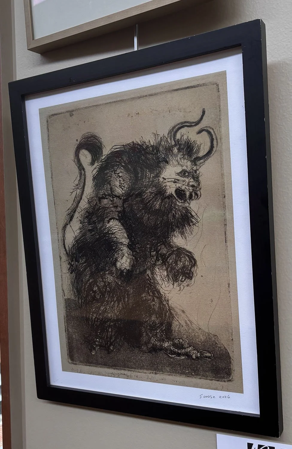 Me Without My Coffee,
Susan Orosz.
Framed art print,
13" x 17",


 $60.
