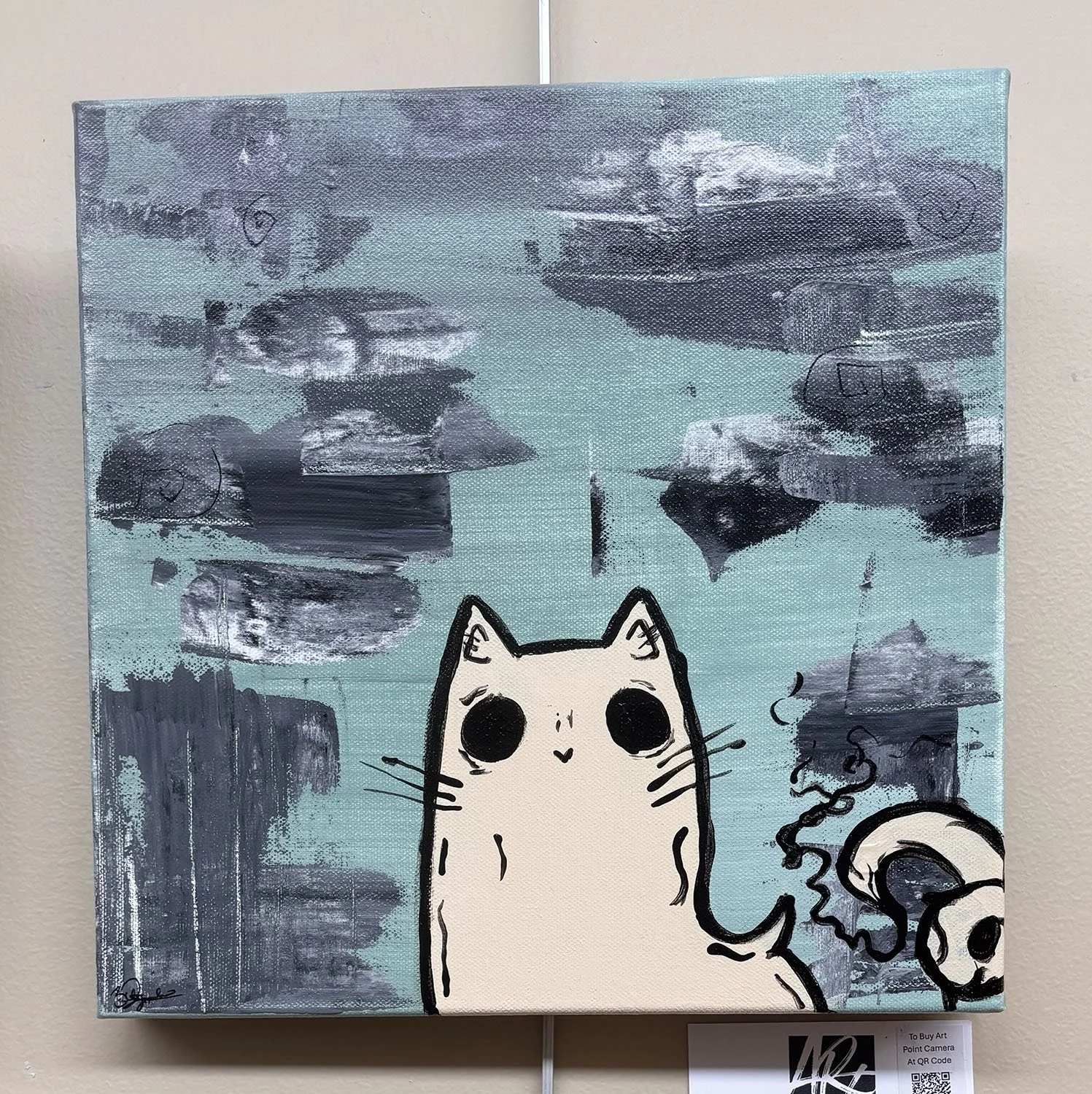 Hello There,
Bailey Lankford.
Acrylic,
12”x12”,



$100.
