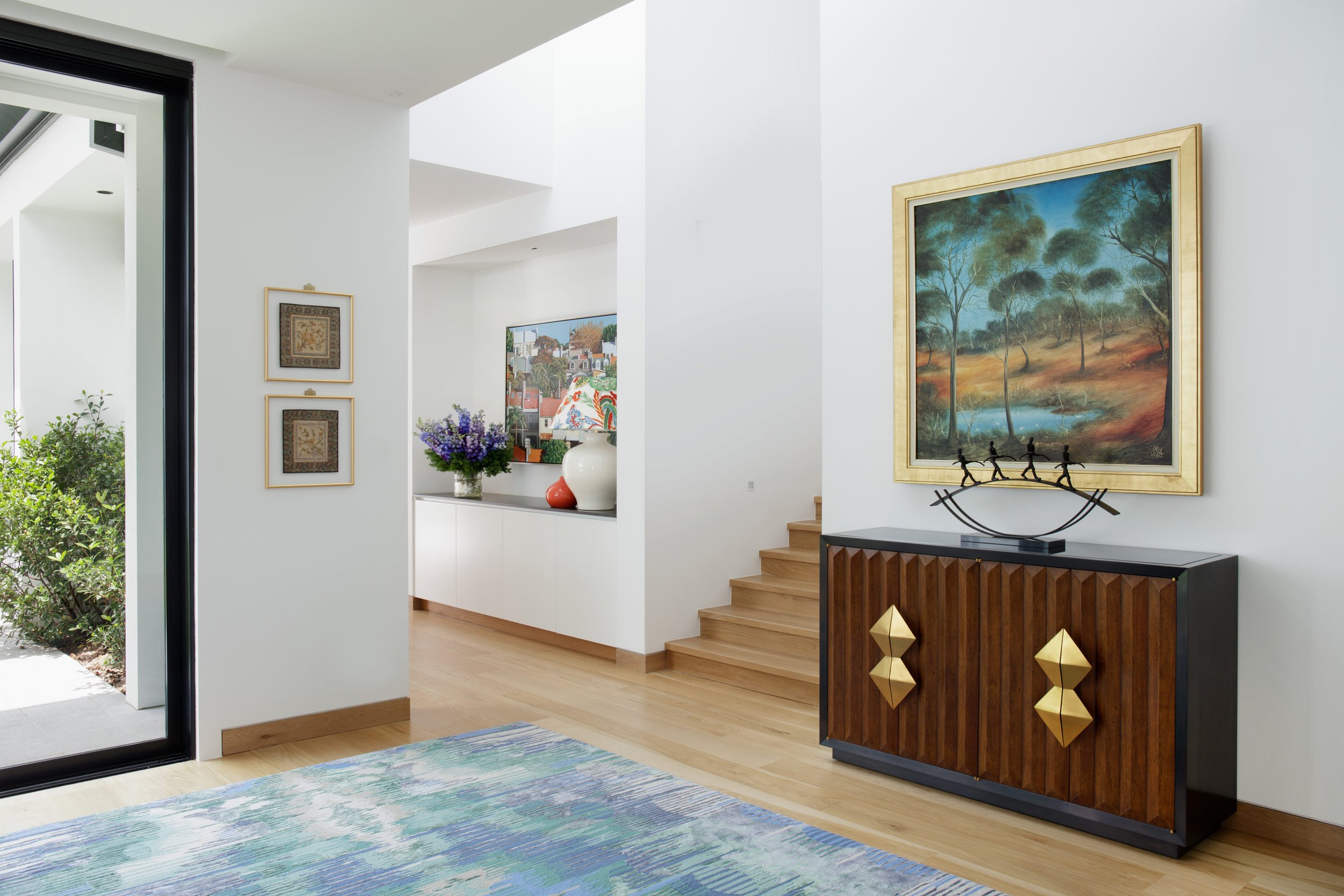 Oliver Mark Interiors Hawthorne Residence Living Room