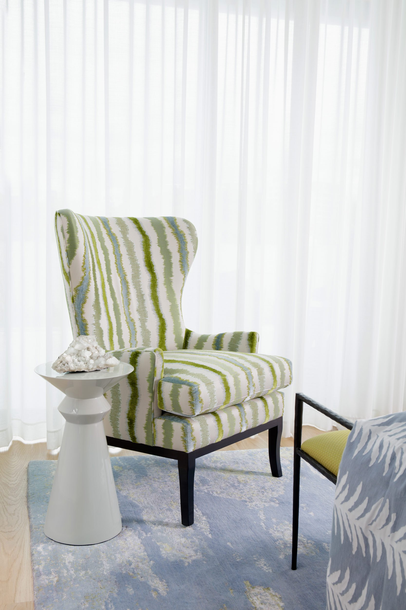 Oliver Mark Interiors Hawthorne Residence Arm Chair