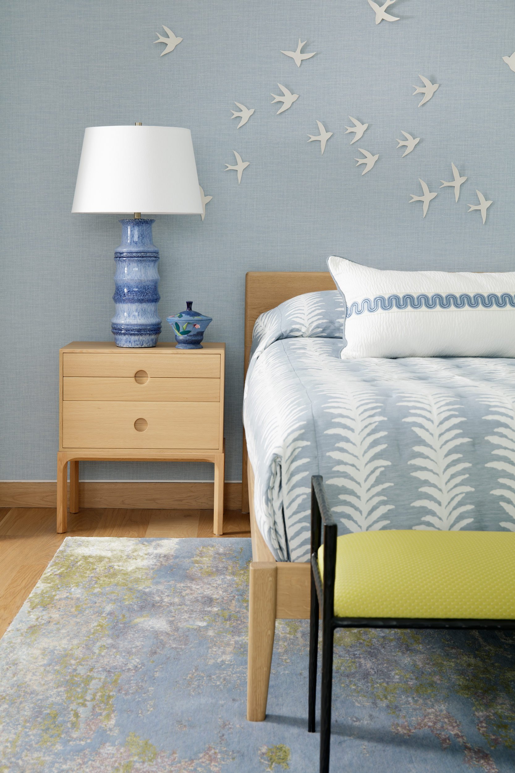 Oliver Mark Interiors Hawthorne Residence Bedroom