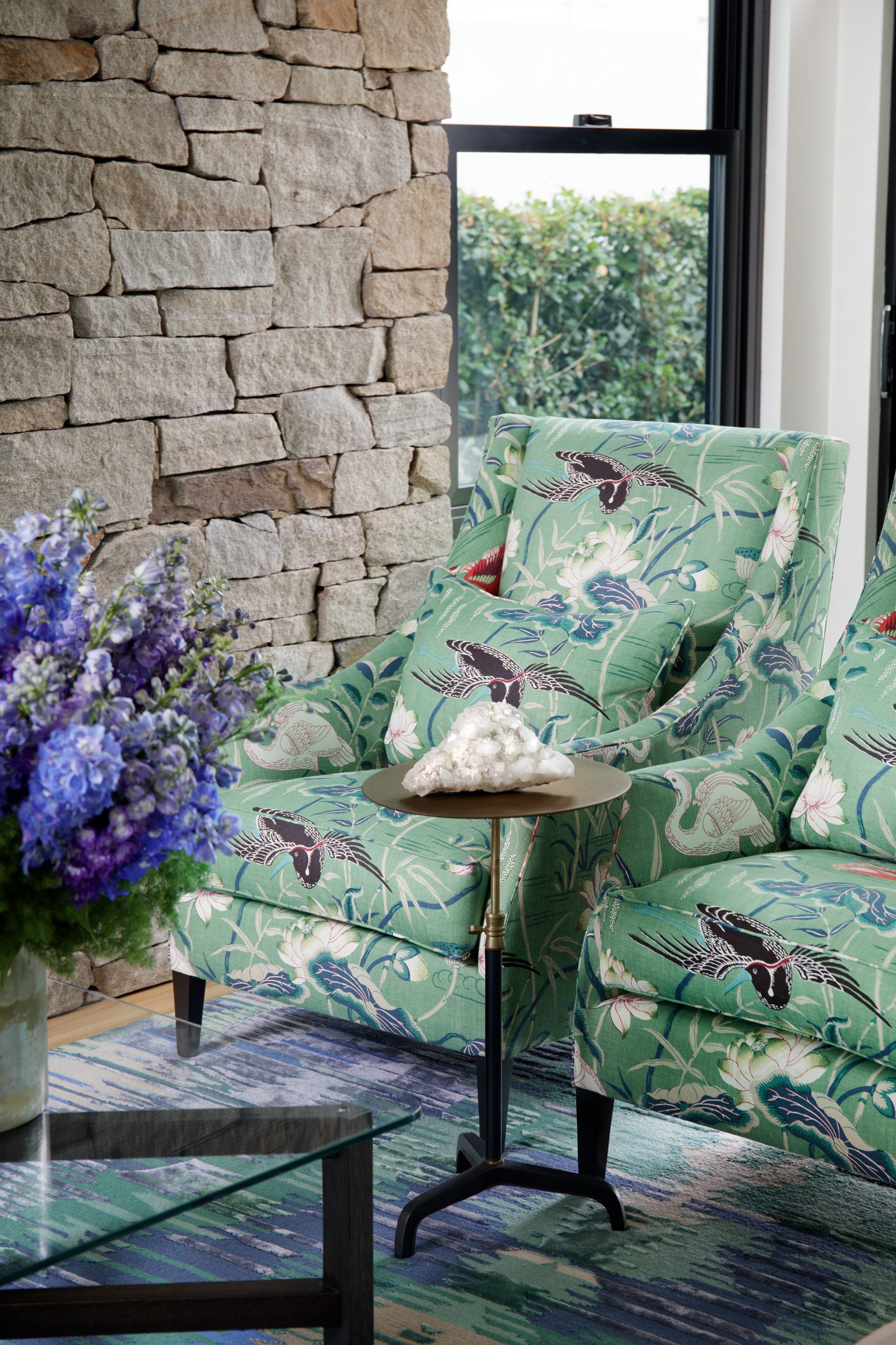 Oliver Mark Interiors Hawthorne Residence Arm Chair