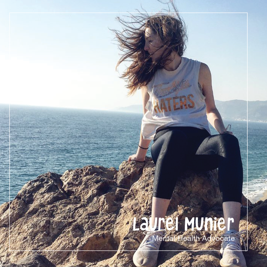      

 
     Laurel Elfenbein Munier is a mental health advocate, social media manager &amp; crisis counselor.      She lives in Los Angeles with her husband and dog, where she's just trying to figure out the next phase of her life. The past 7 years