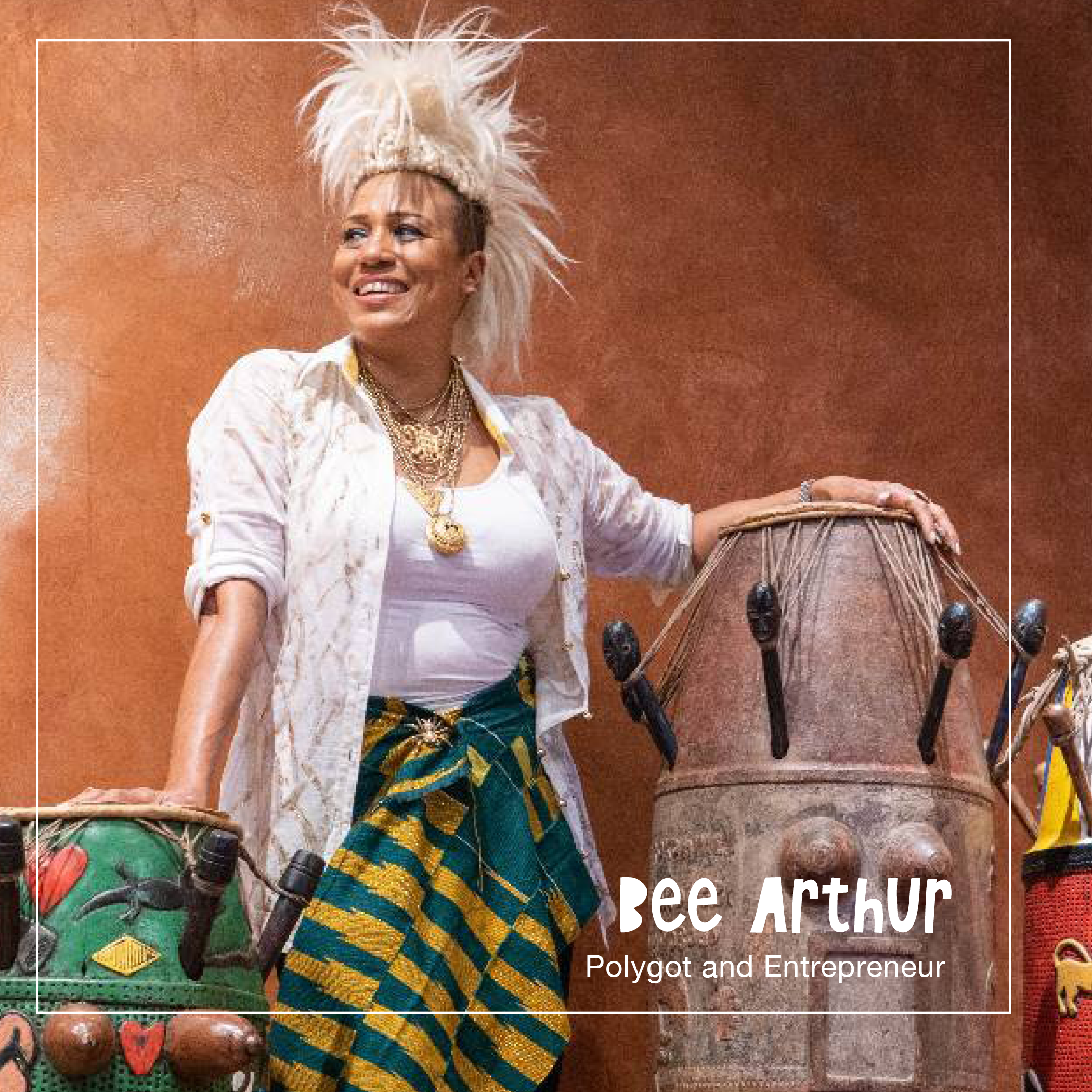      

 
      Beatrice Arthur      is a women’s advocate, mentor, curator, linguistic professional, TV personality, and renowned fashion designer.       Bee is of German/Polish/Russian and Ghanaian descent and was born in Odesa, Ukraine.  She gradua