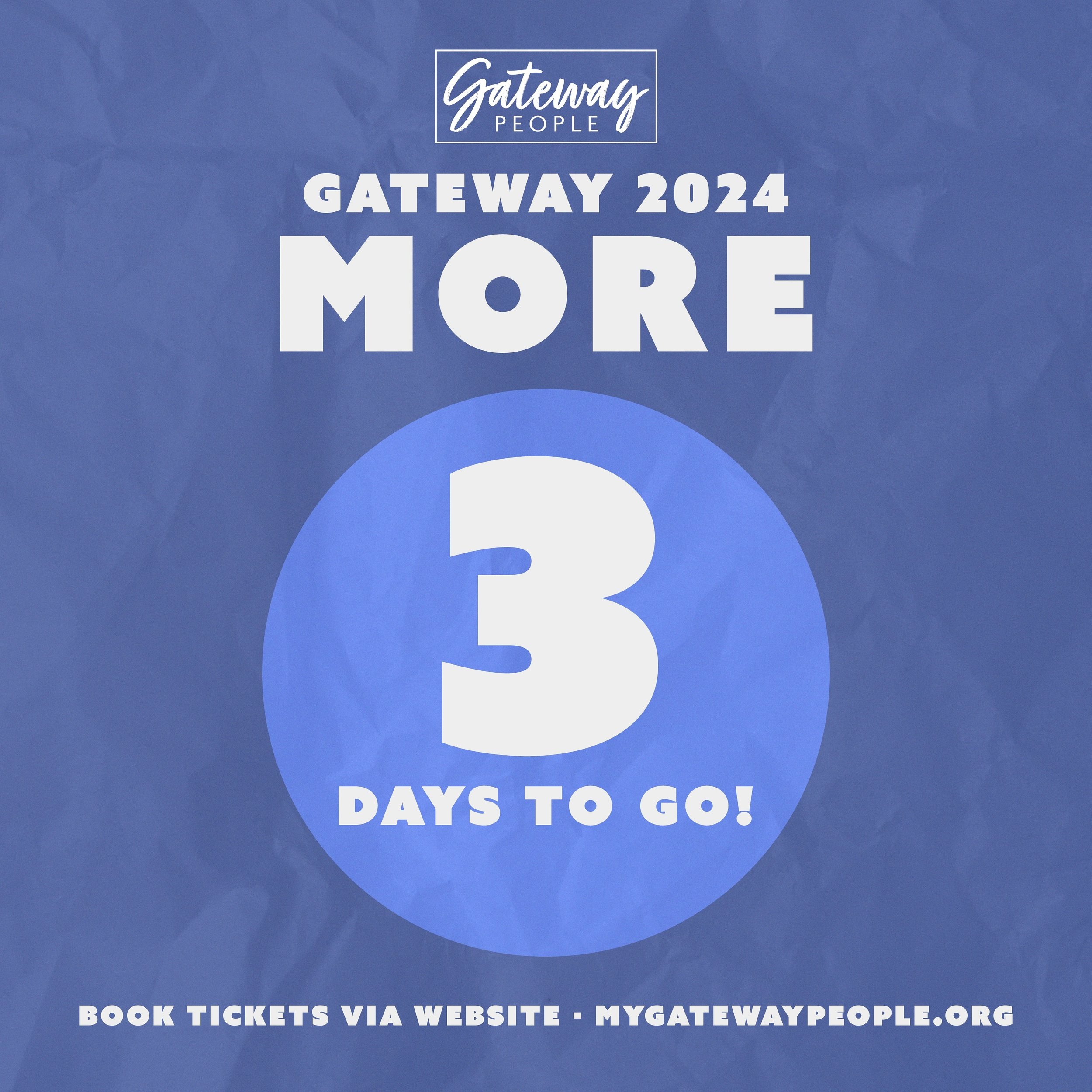 3 days!! 💙

💻 Graphic by @taliaharman.thecreative 

#gateway #2024 #conference #more #gateway2024 #citylifechurch #gatewaypeople #portsmouth #church #jesusisking #churchconference #wewantmore