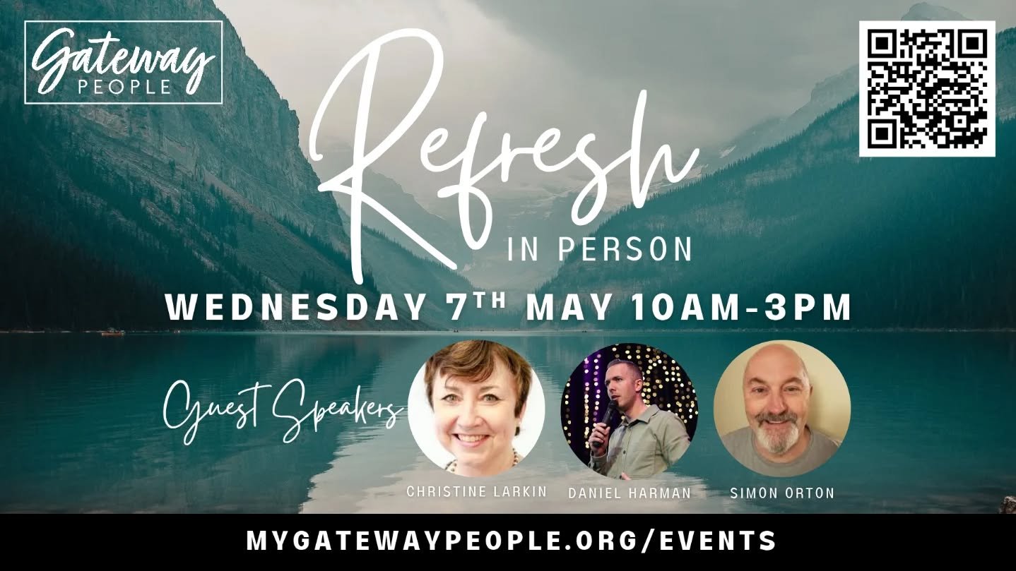🌊 Refresh at CLC tomorrow (Wednesday) 10am until 3pm with Christine Larkin, Simon Orton, Daniel Harman, Alun Leppitt &amp; others. ⚡ Come as you are, lets seek God together &amp; be refreshed! 🙌

Book today via the following link: myGatewayPeople.o