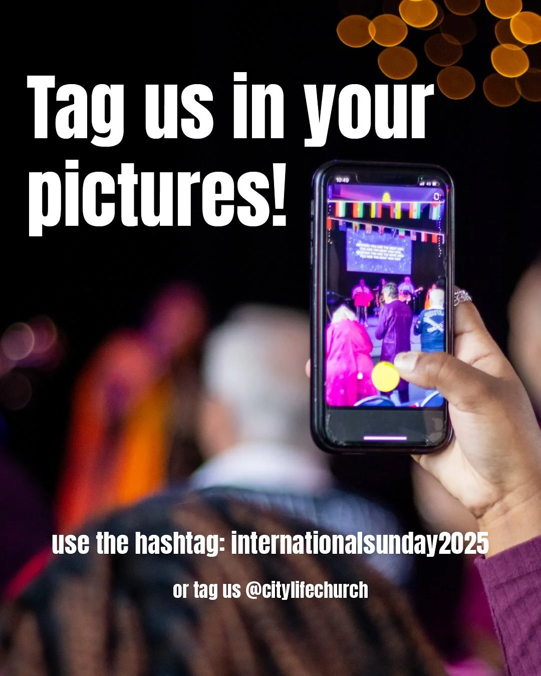 We wanna see your pictures on Sunday!! 📸So make sure you tag @citylifechurch or use the hashtag #internationalsunday2025 and we will make sure to share as many as we can 🙏🏻🔥
