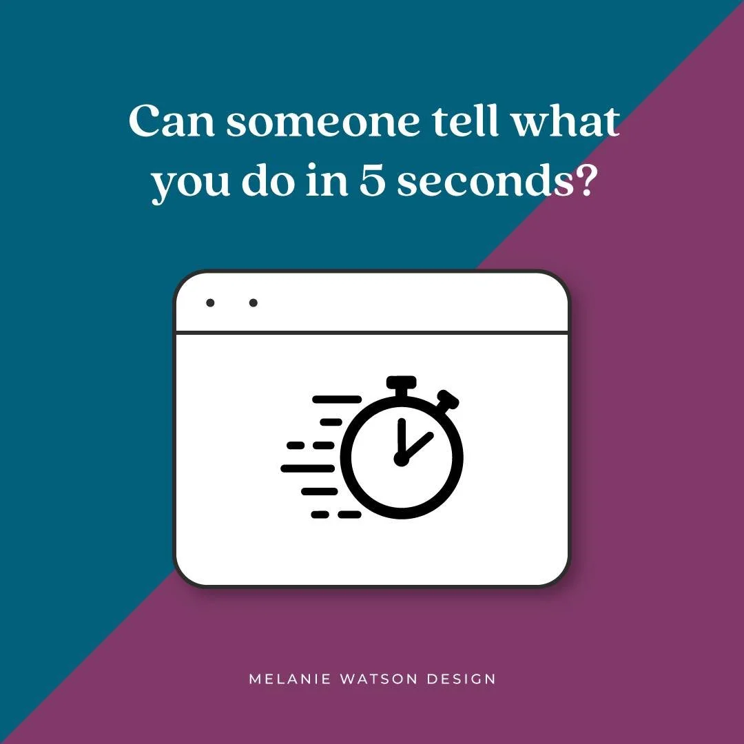 Check your website right now: 

Can someone tell what you do in under 5 seconds?

If not, your brand clarity needs a refresh.