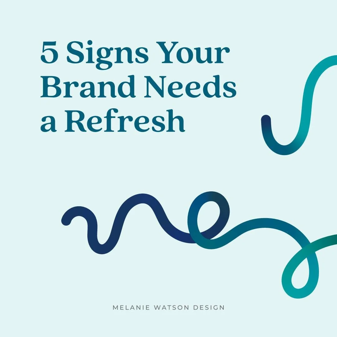 5 Signs Your Brand Needs a Refresh:�
1️⃣ Outdated visuals�
2️⃣ Inconsistent messaging�
3️⃣ Your brand doesn&rsquo;t reflect your values�
4️⃣ Competitors look fresher than you�
5️⃣ You&rsquo;re not attracting the clients you want