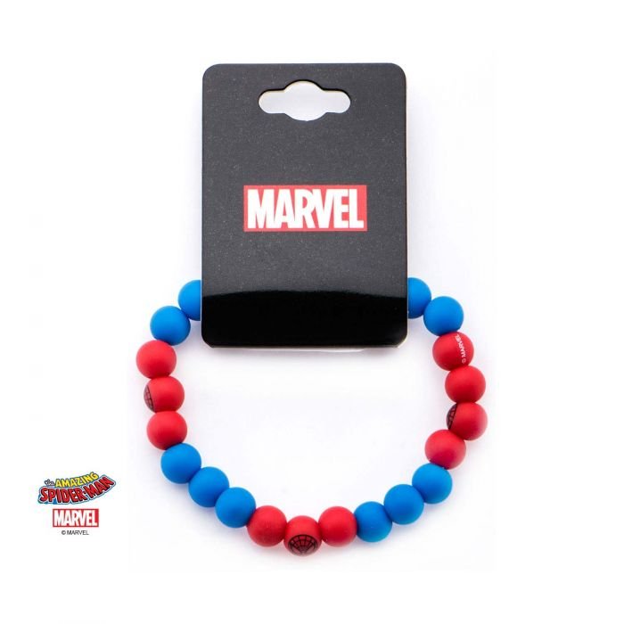 Marvel Spider- Man Silicone Beads Bracelet — Emily's Marvels