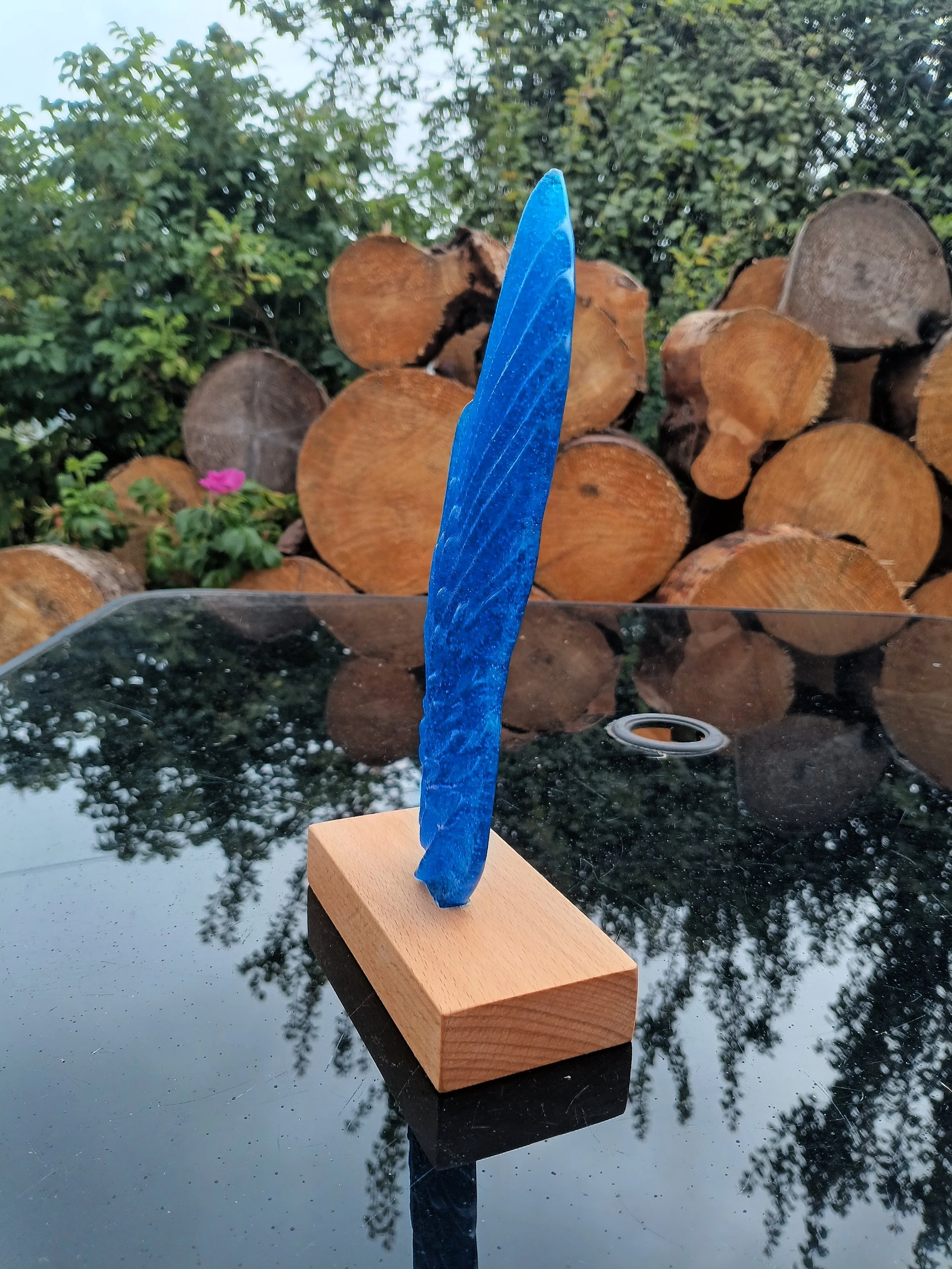 fused glass angel wing turquoise right.jpg