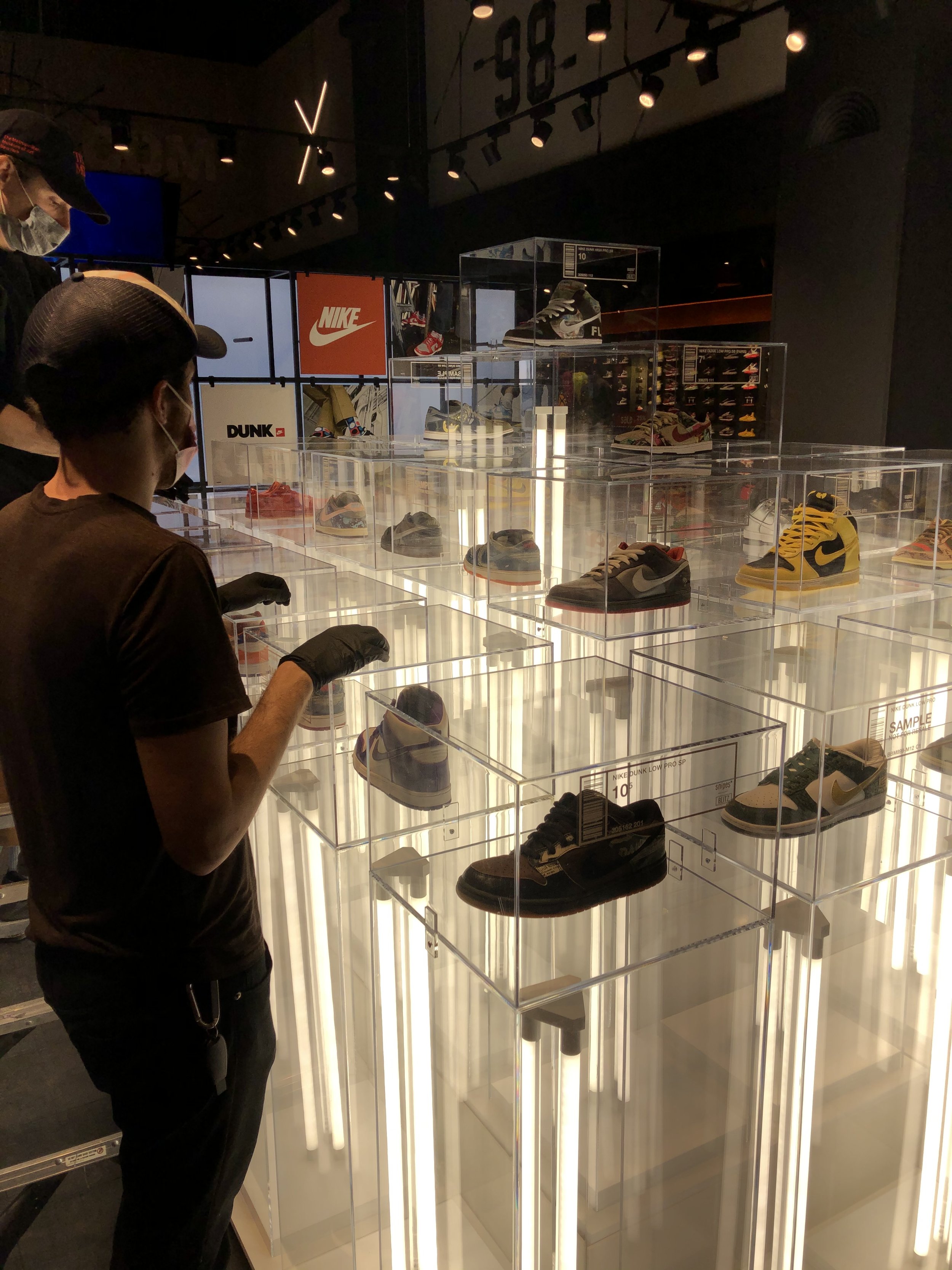 Snipes, sneaker museum- Brooklyn, 2020