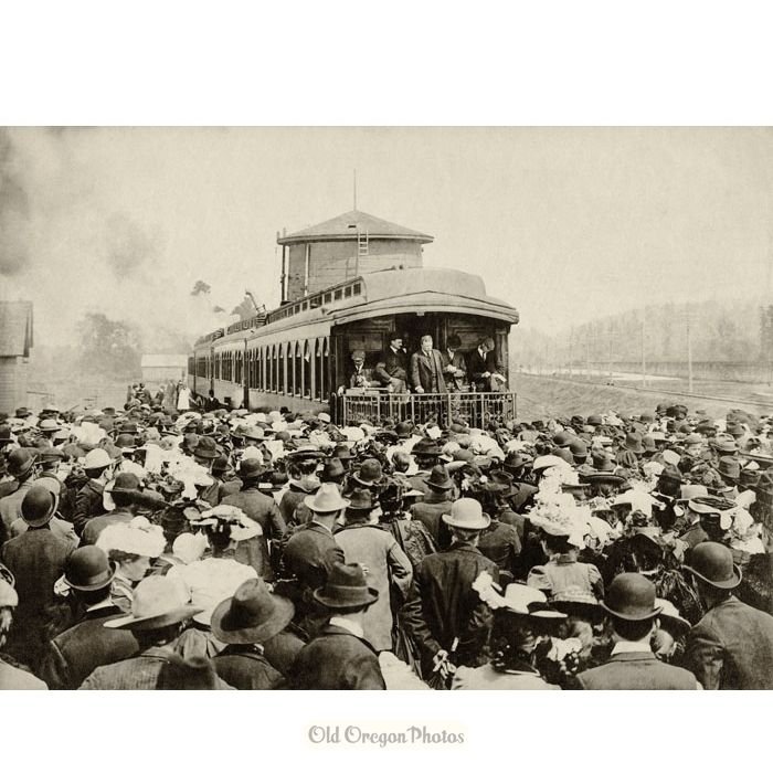 Pres. Roosevelt Arriving in Portland