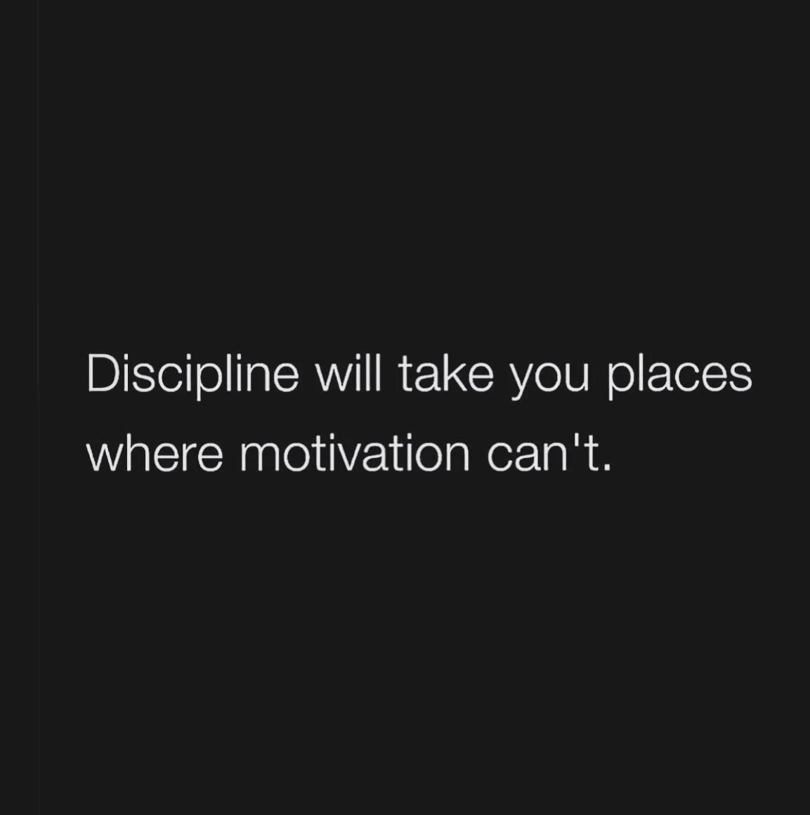 Forever is made of Now&rsquo;s.

As Atomic Habits says, when you make a commitment to yourself to be 1% better today than yesterday and 1% better tomorrow than today and *decide* to be disciplined&hellip; 

Your life will change.

It isn&rsquo;t easy