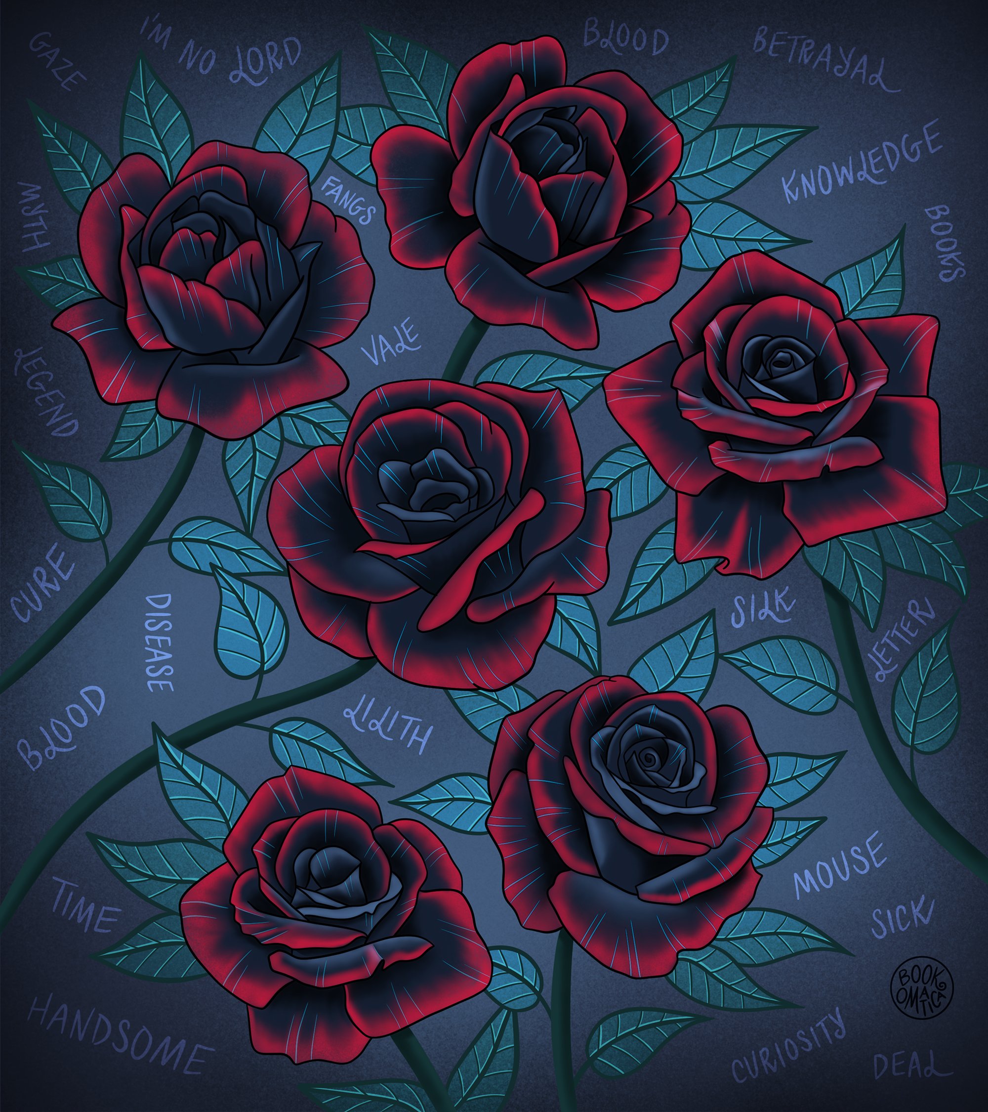 Six Scorched Roses<br> by Carissa Broadbent