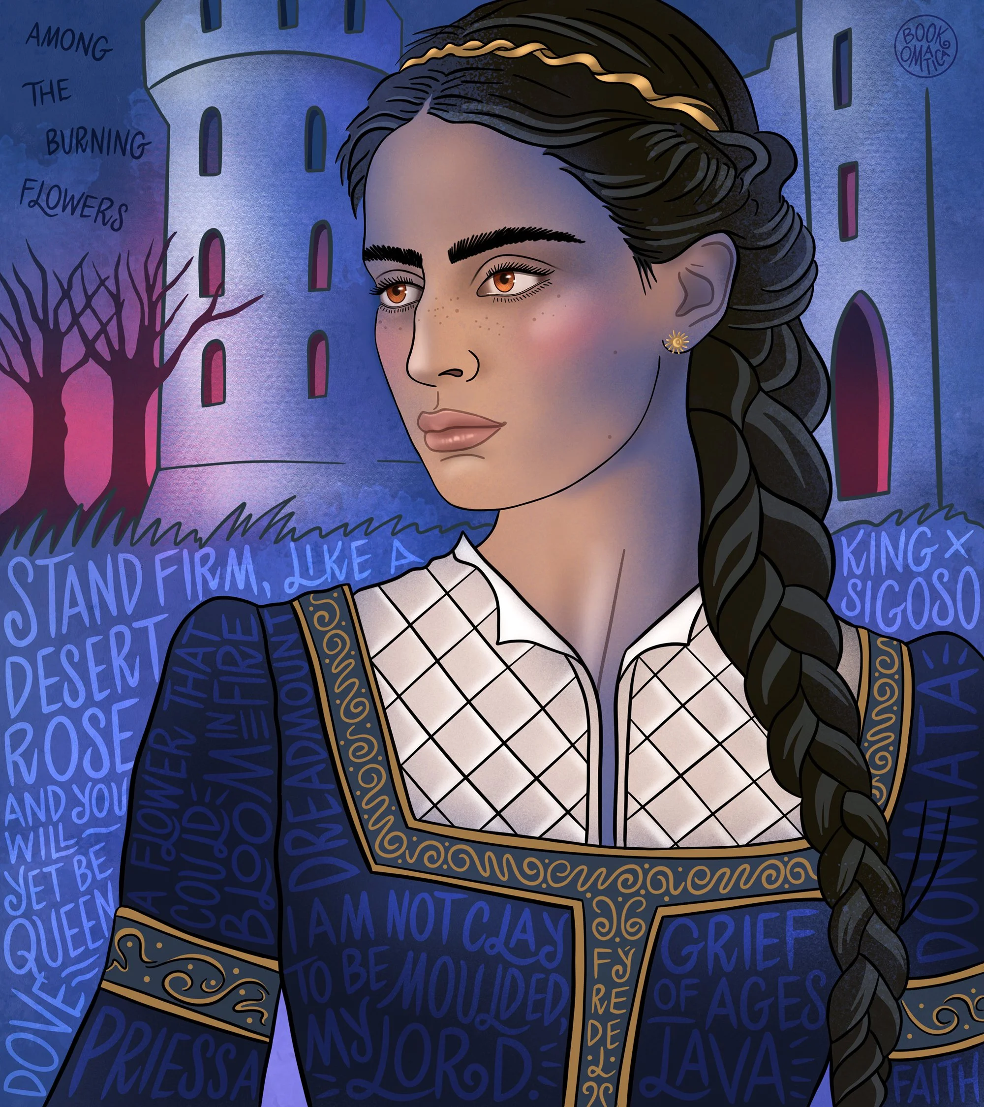 Among the Burning Flowers<br> by Samantha Shannon