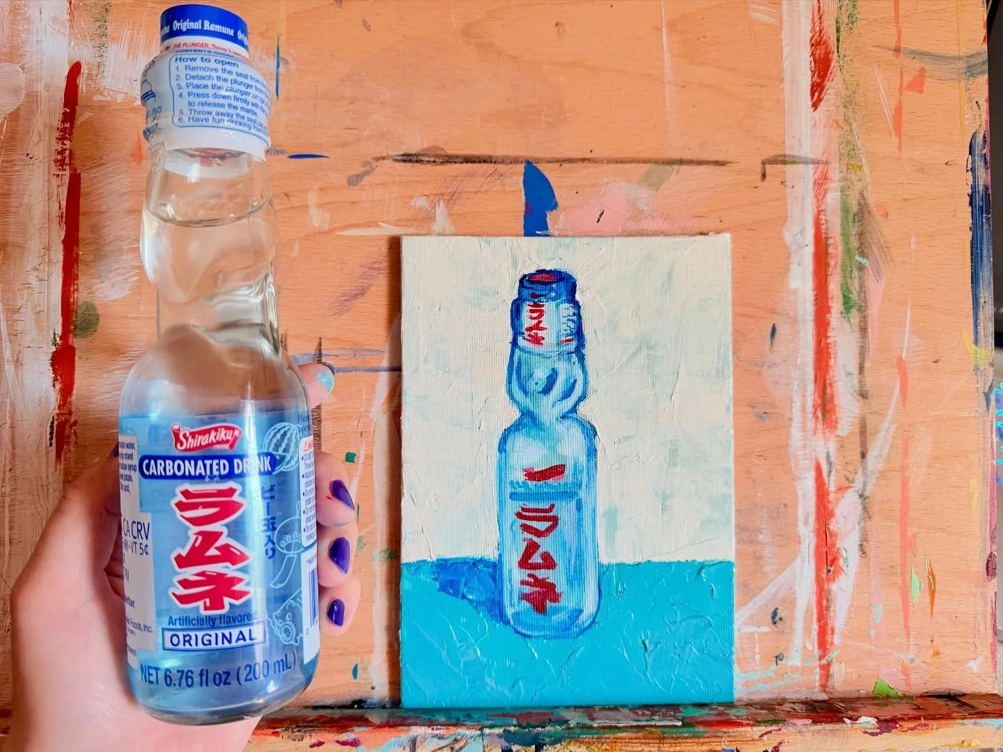 My little soda pop 🤙🫧

I know I&rsquo;m never on here, but I&rsquo;ve been painting my patootie off!
.
.
.
#ramunesoda #stilllife #stilllifepainting #originalartwork