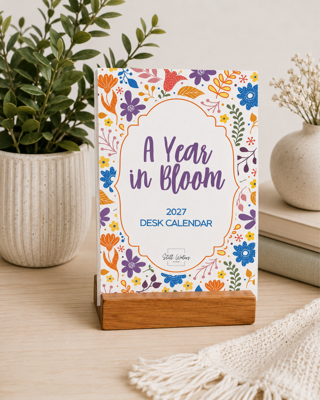 A Year in Bloom 2027 Desk Calendar