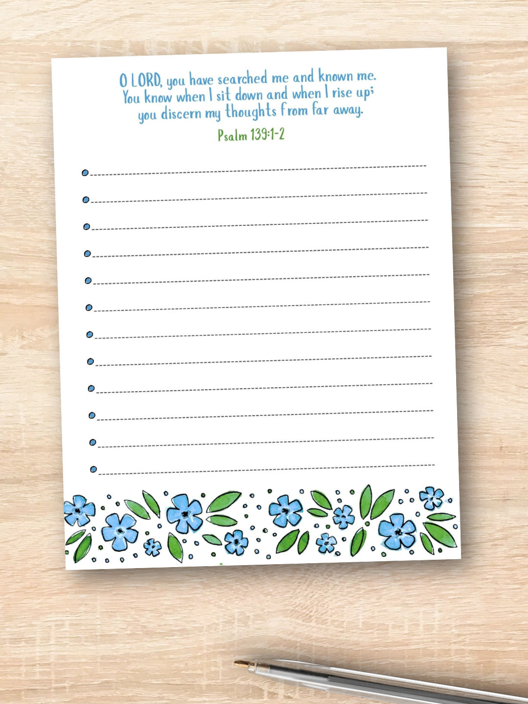 Psalm Notepad blue.png
