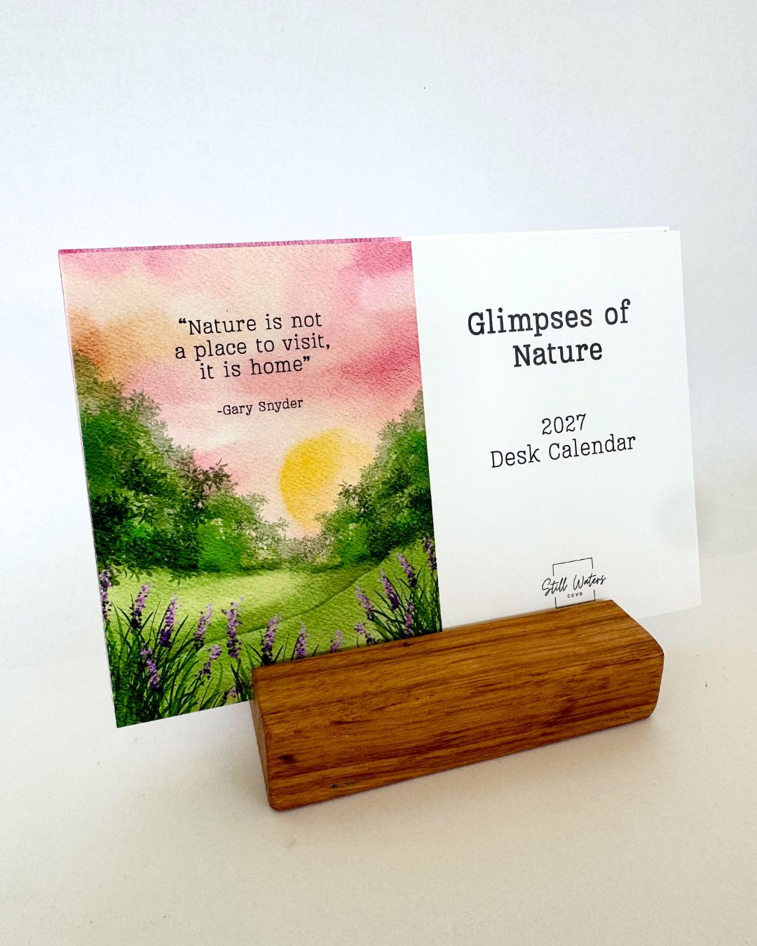 Glimpses of Nature 2027 Desk Calendar