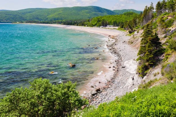 Exploring Beaches on Cape Breton Island